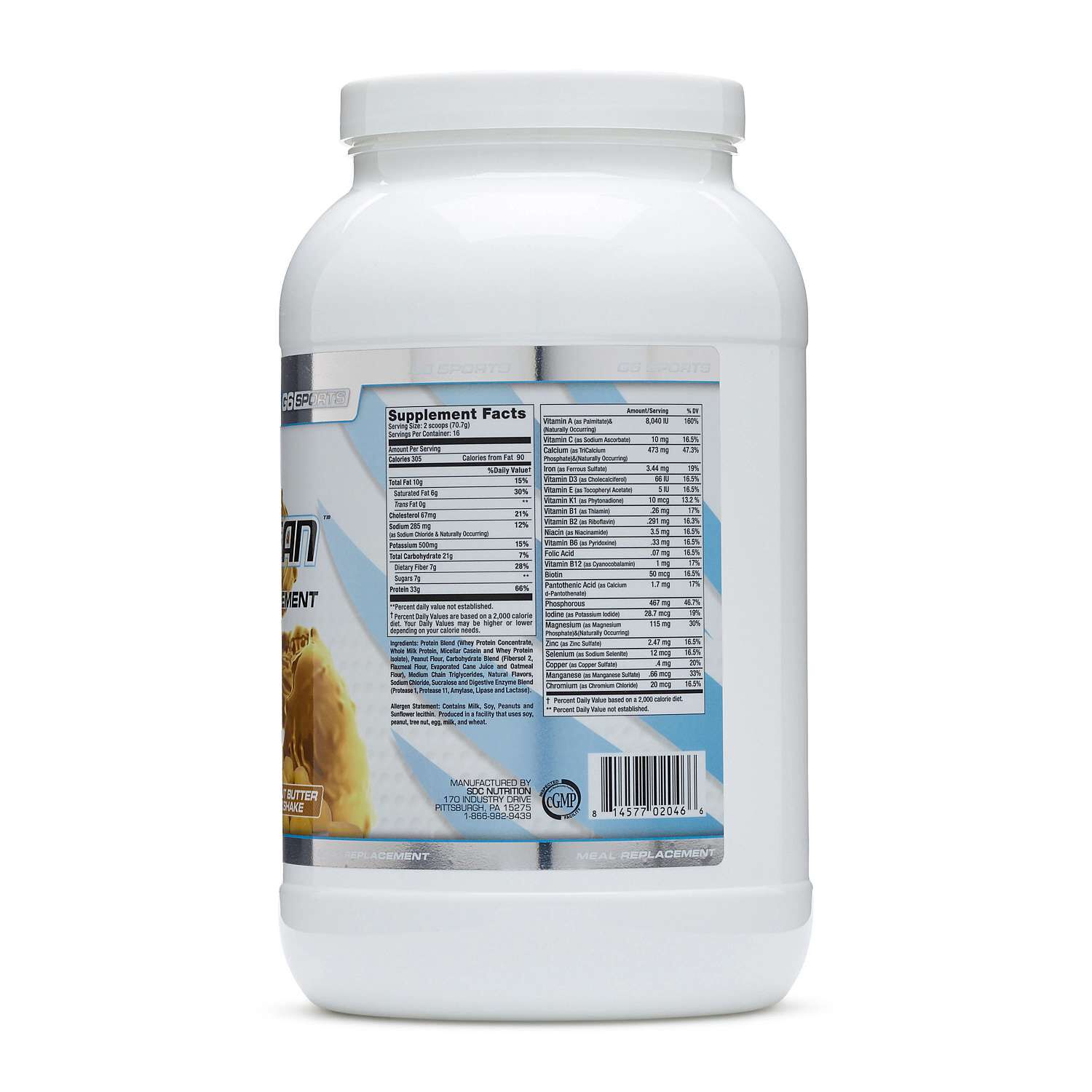 SUPER-LEAN&trade; - Peanut Butter Milkshake (16 Servings)
