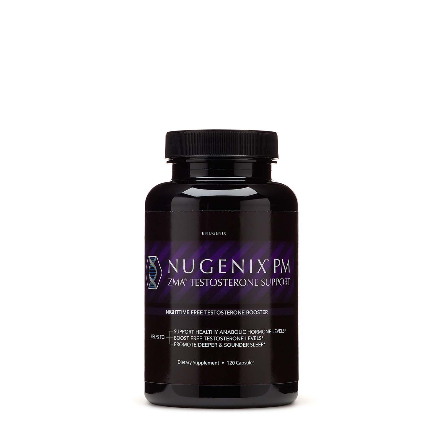 Nugenix PM ZMA Testosterone Support Front Bottle