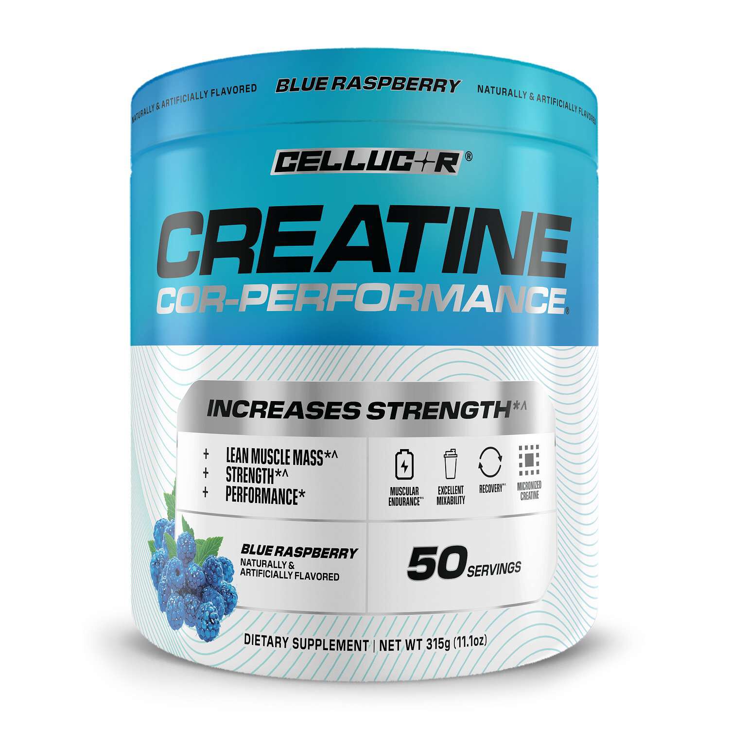 COR-Performance Creatine - Blue Raspberry (50 Servings) | GNC