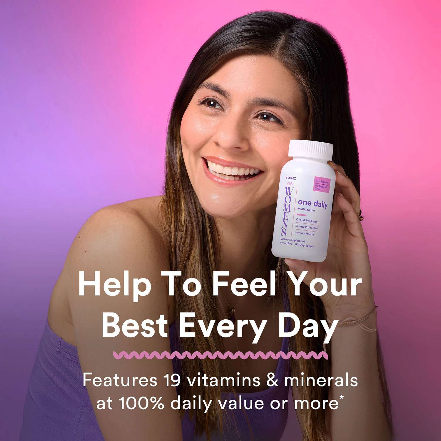 Womens One Daily Multivitamin - 60 Caplets (60 Servings)