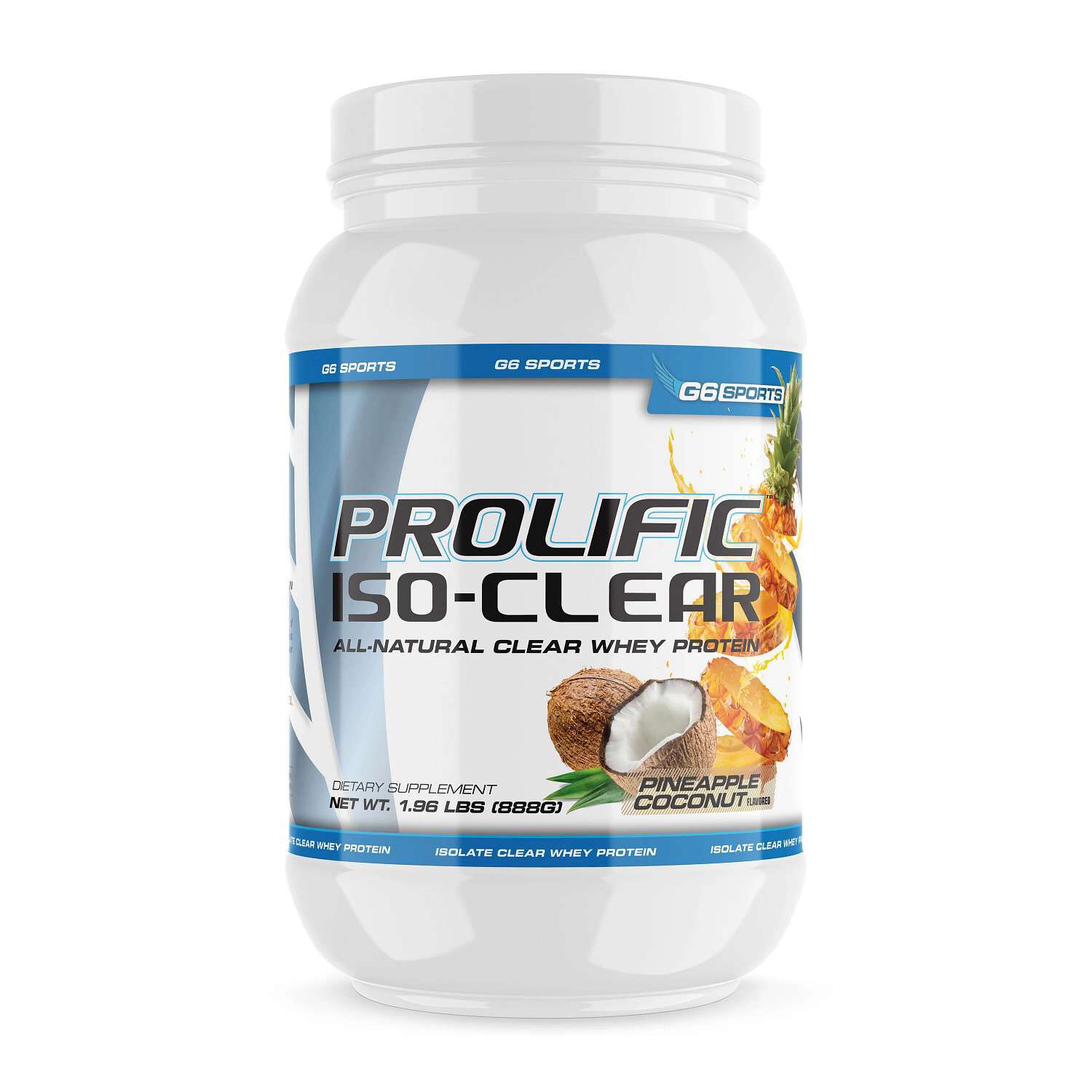 Prolific Iso-Clear Whey Protein - Pineapple Coconut (30 Servings)  | GNC