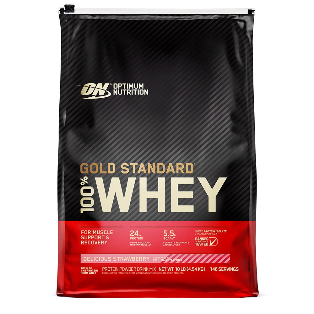 Optimum Nutrition Whey Protein Delicious Strawberry Gnc