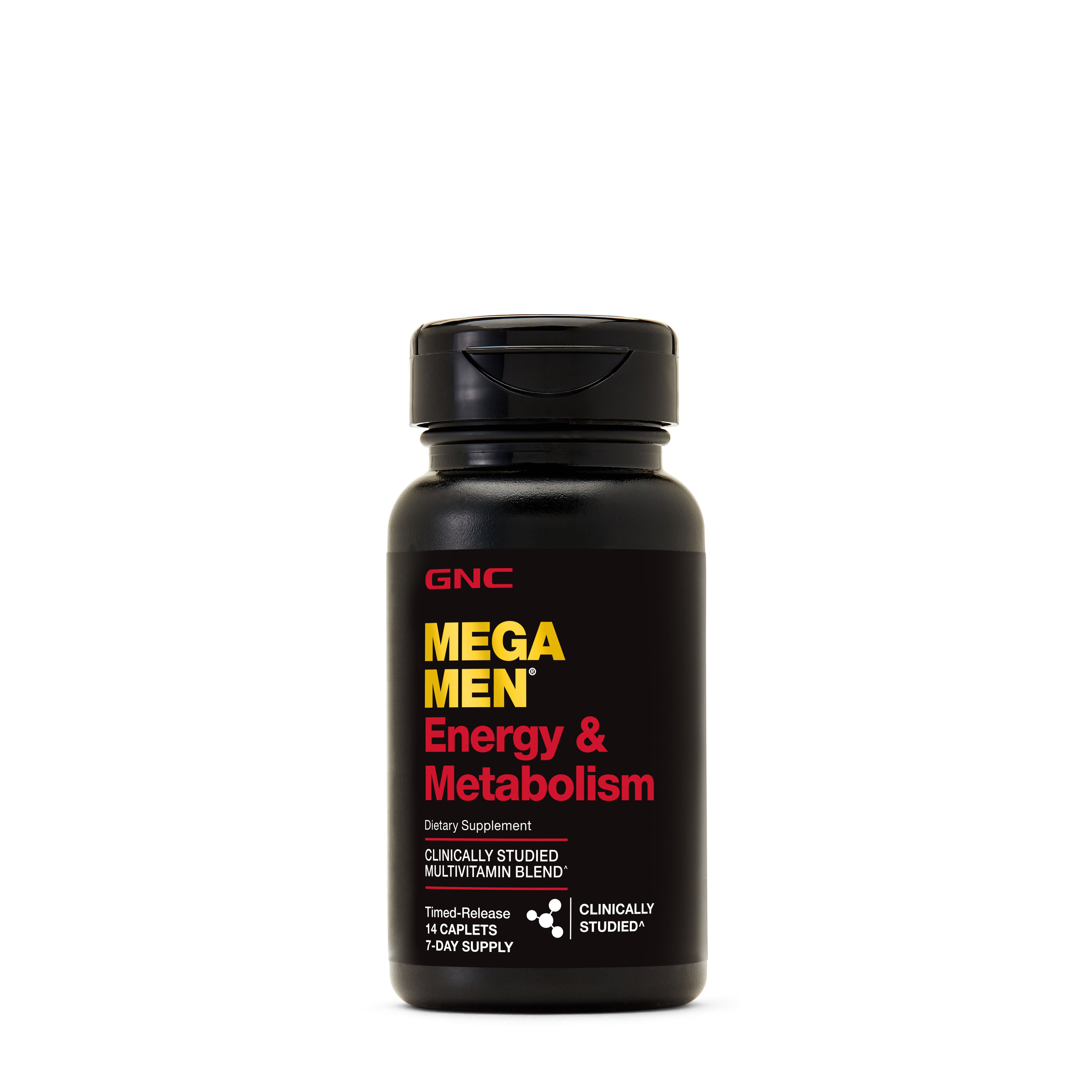 GNC Mega Men Energy Metabolism 14 Caplets GNC