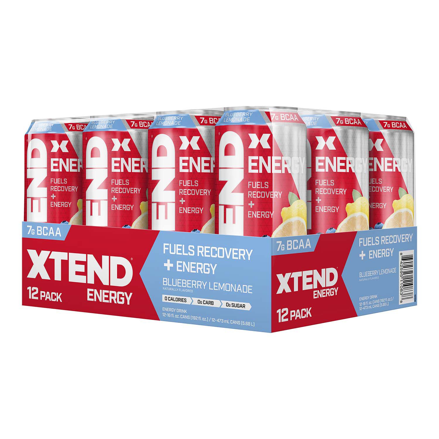 Xtend Energy Drink Blueberry Lemonade 12 Pack Gnc