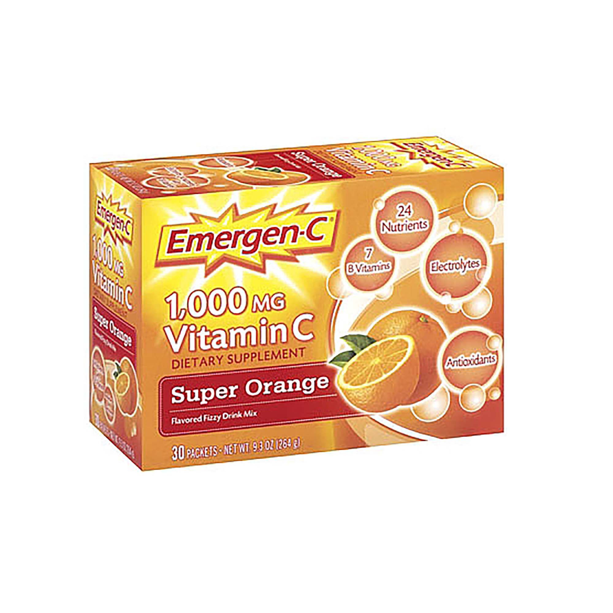 Alacer Orange Emergen C 1000 Mg Gnc