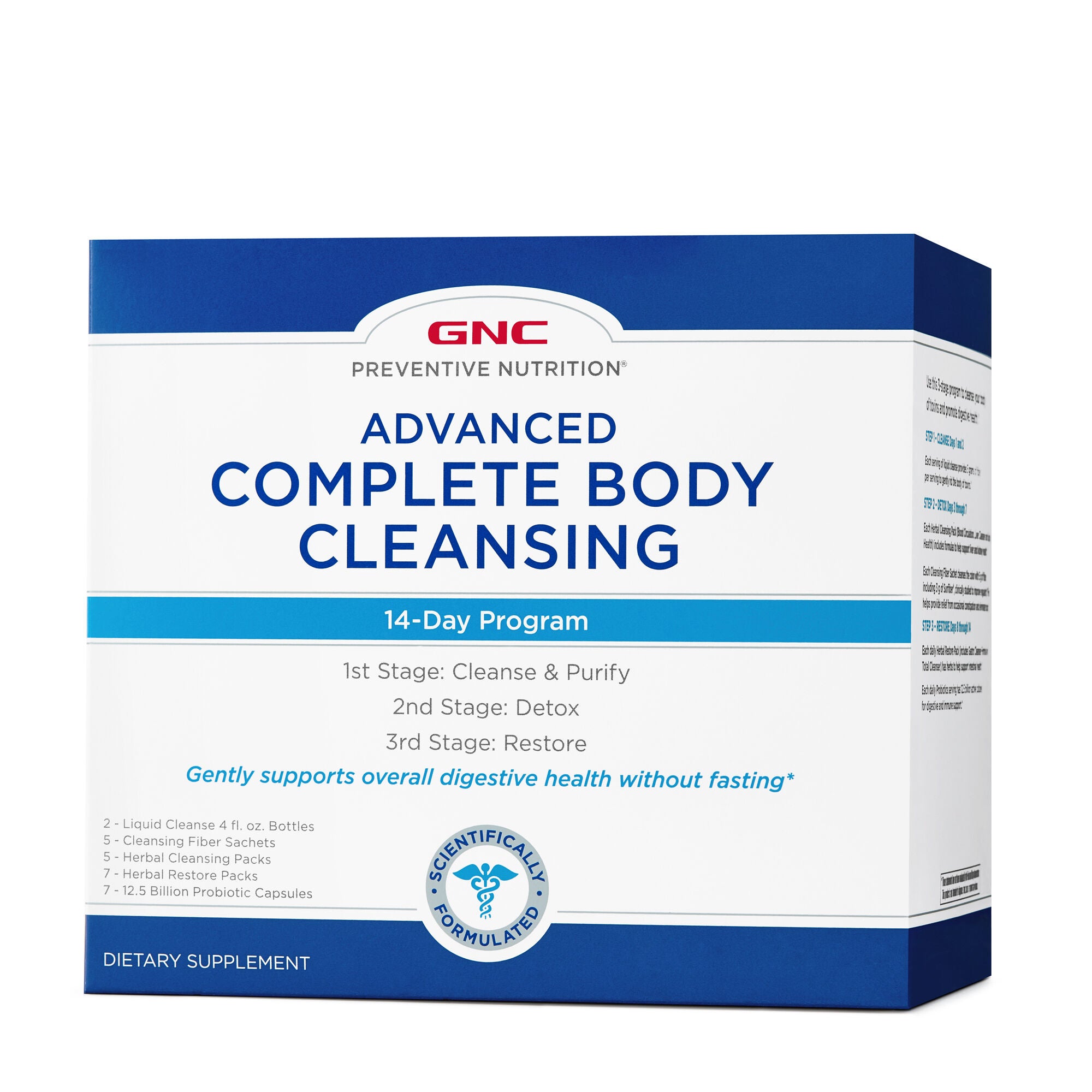 Gnc Preventive Nutrition Advanced 14 Day Complete Body Cleansing Gnc