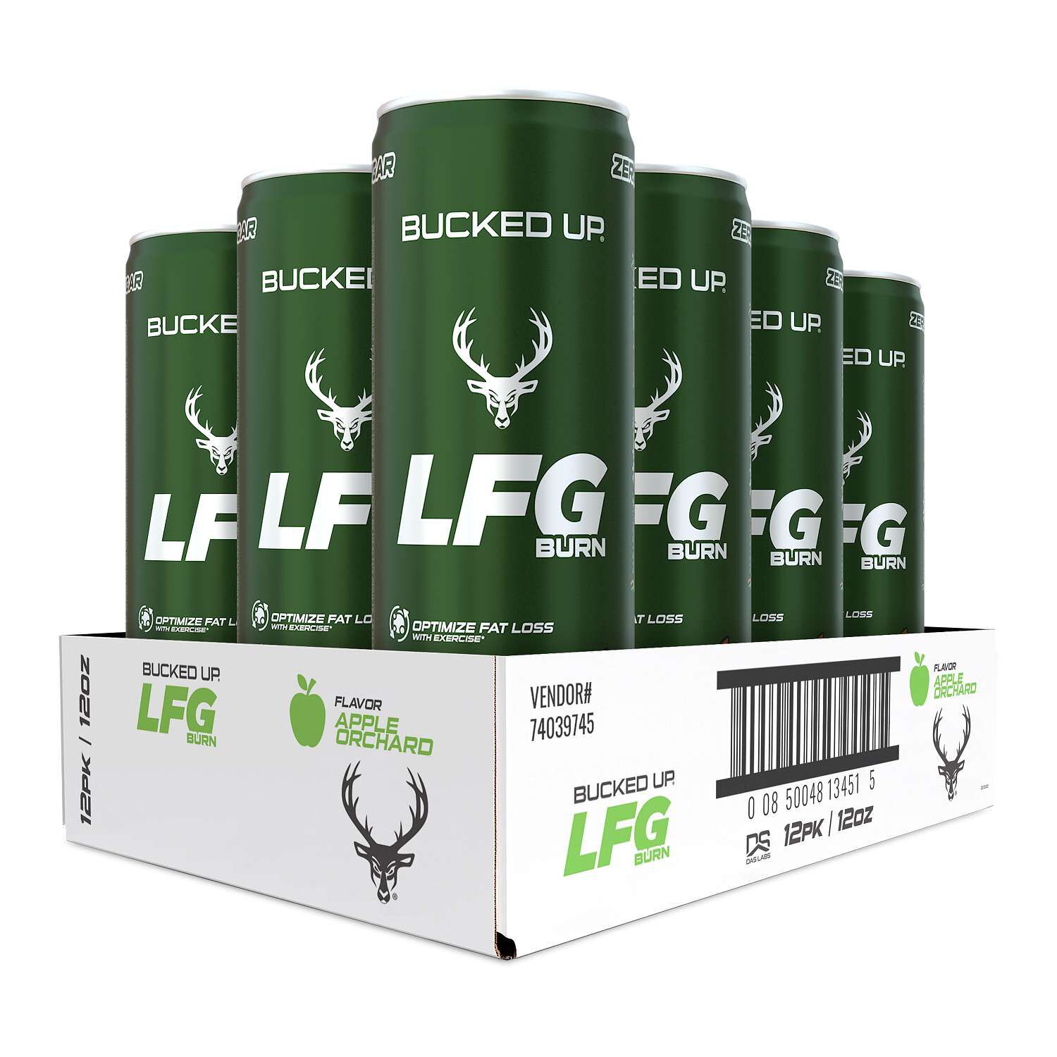 LFG Burn Drink - Apple Orchard 12oz. (12 Cans)
