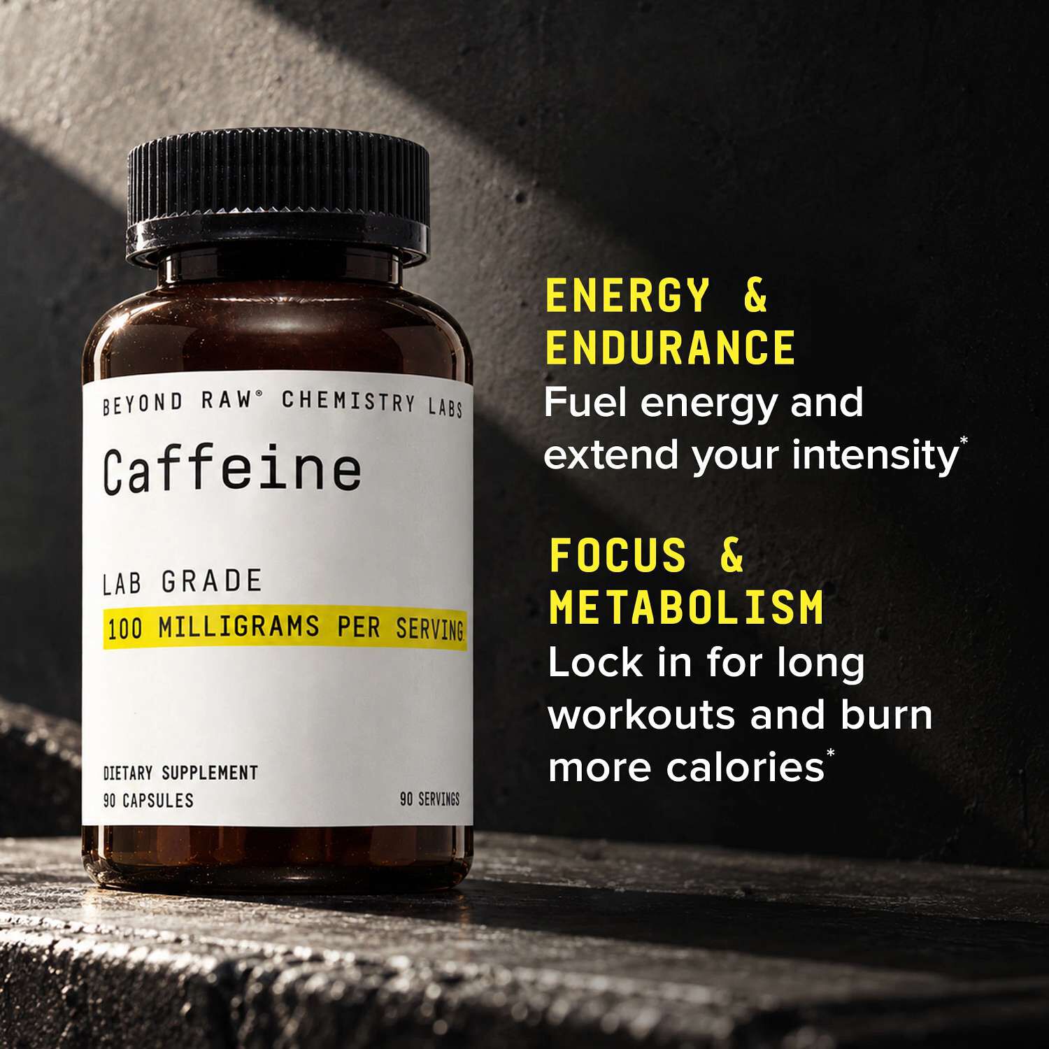 Chemistry Labs® Caffeine - 90 Capsules (90 Servings) - thumbnail 3