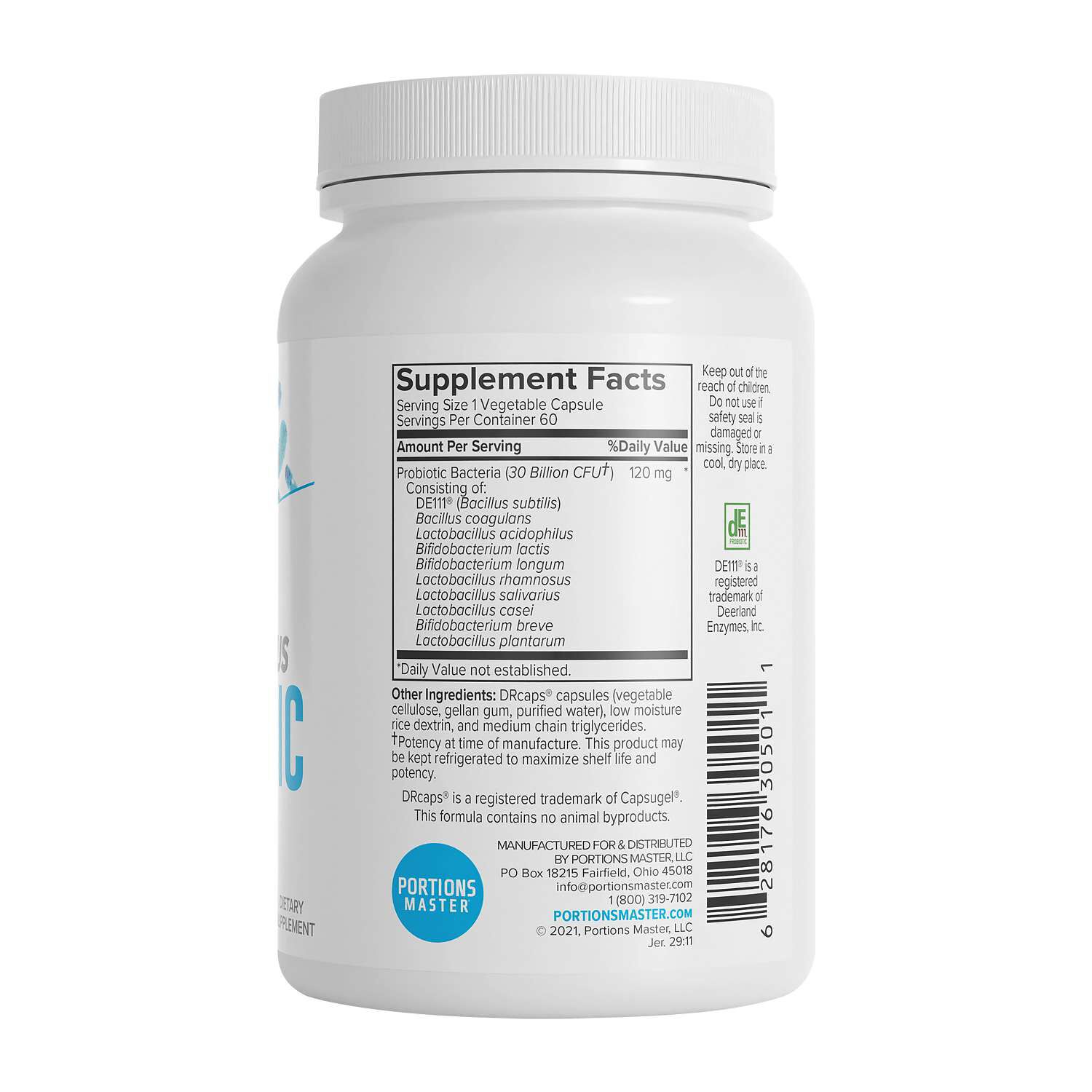 30 Billion Plus Probiotic - 60 Capsules (60 Servings)
