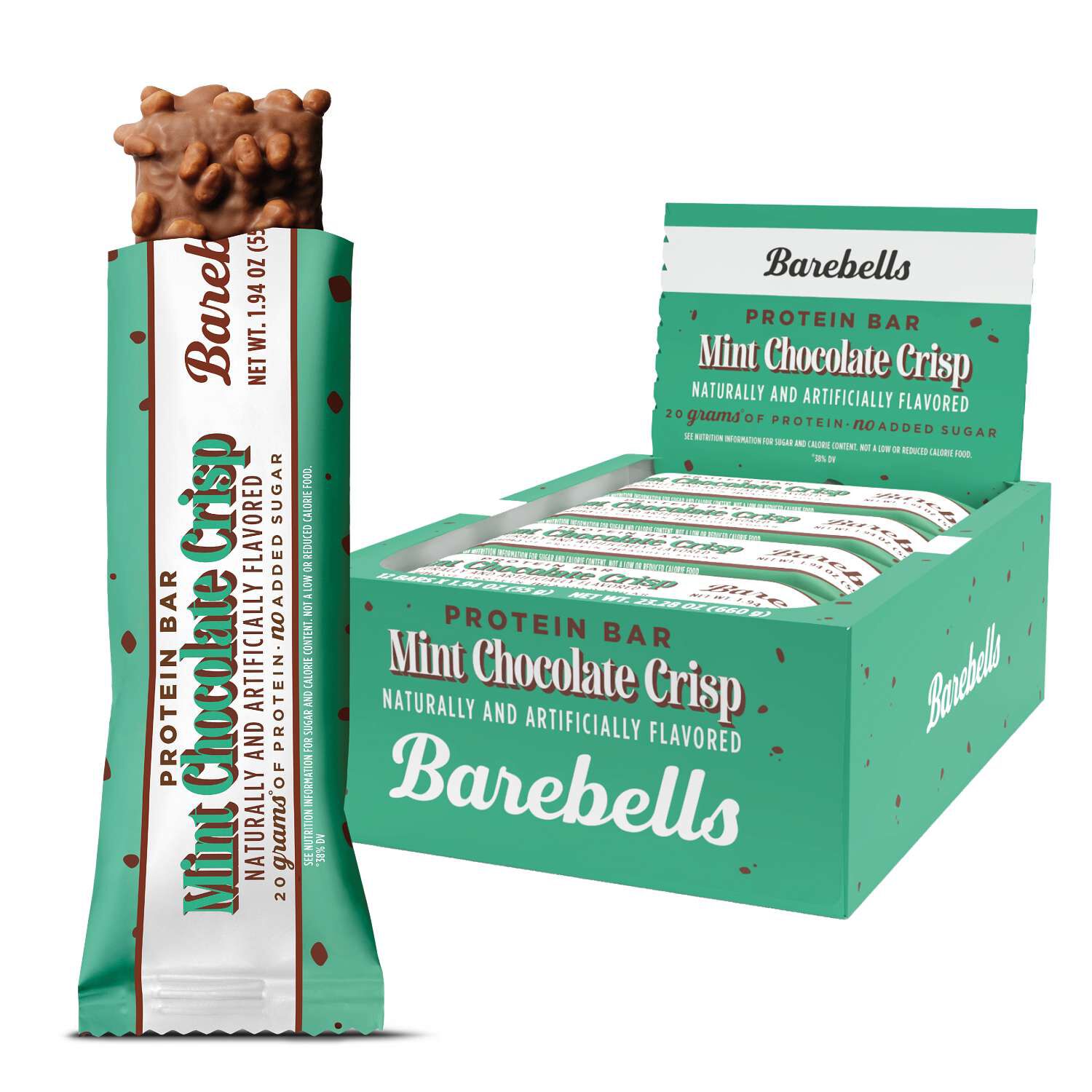Protein Bar - Mint Chocolate Crisp (12 Bars) Mint Chocolate Crisp | GNC