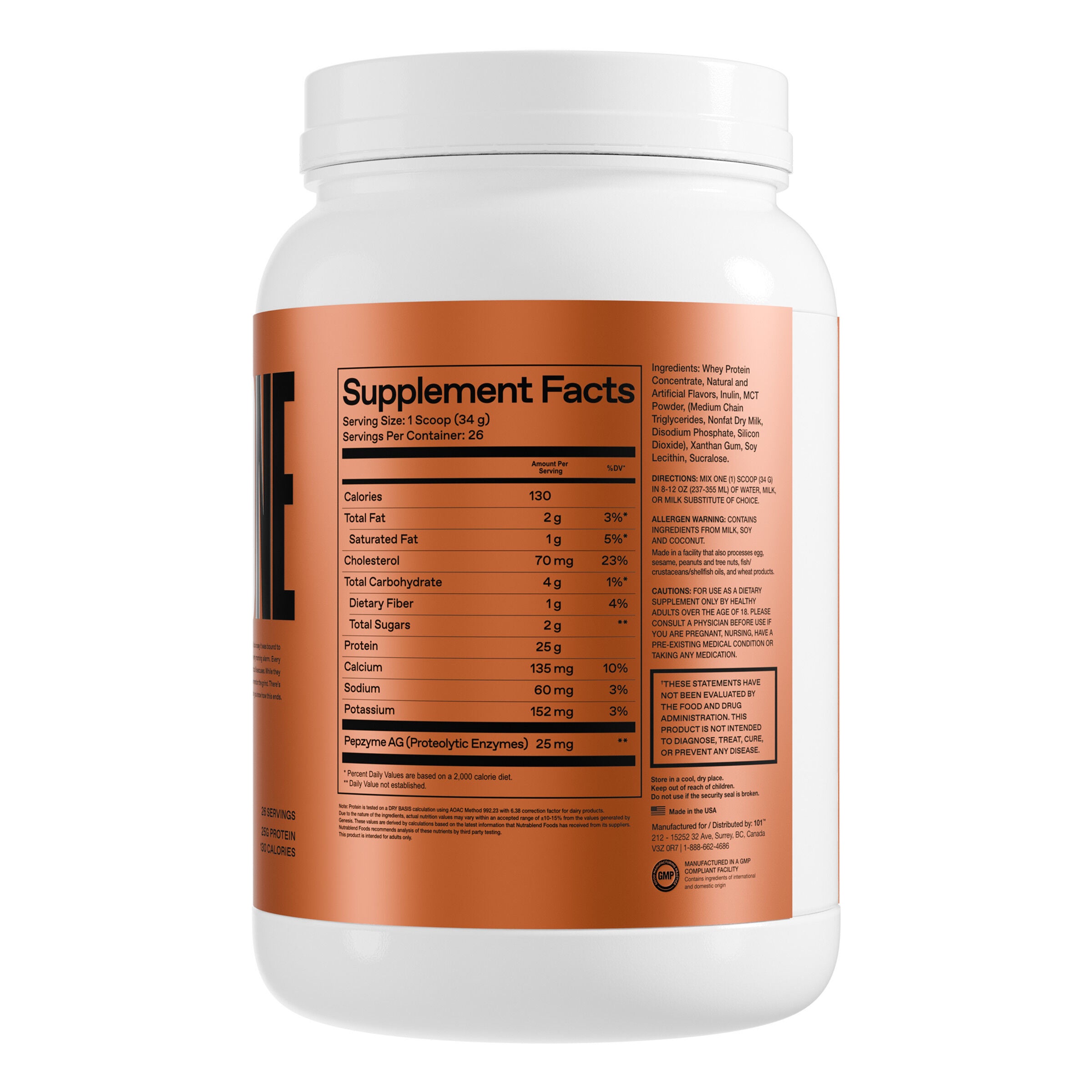 One of One Whey Protein - Classic Vanilla (26 Servings)  | GNC