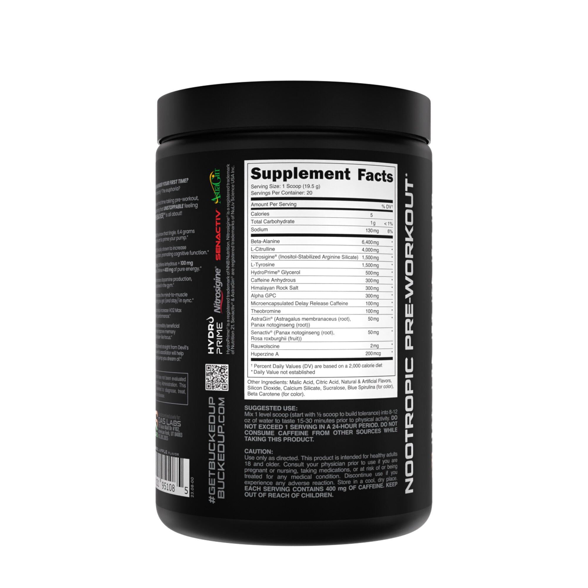 Mother Bucker&trade; Nootropic Pre-Workout - Franken Juice (20 Servings)