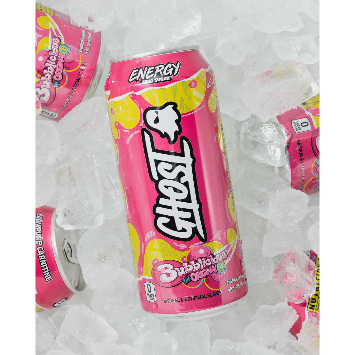 Energy Drink - Bubblicious&reg; Original - 16 fl oz (12 Cans)