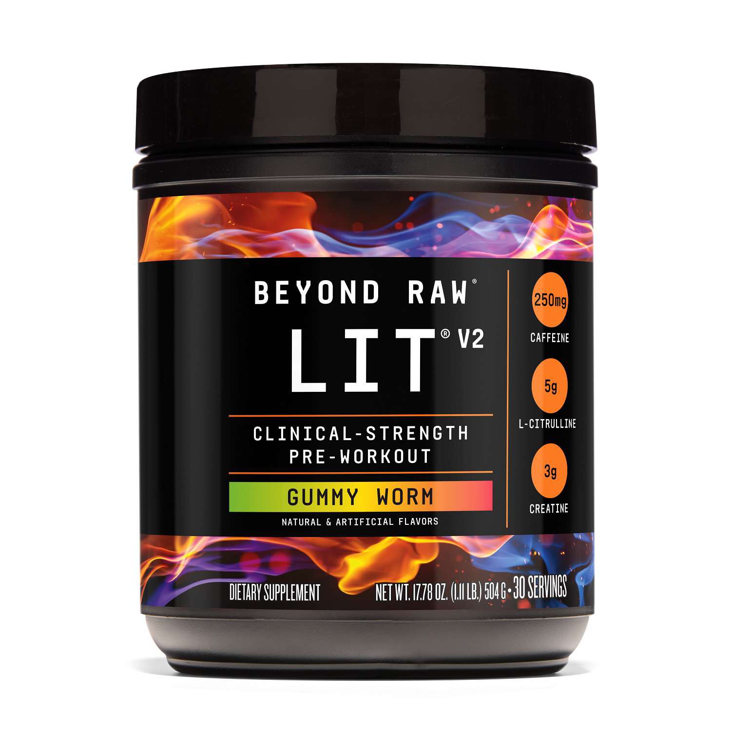 LIT V2 Pre-Workout - Gummy Worm (30 Servings)