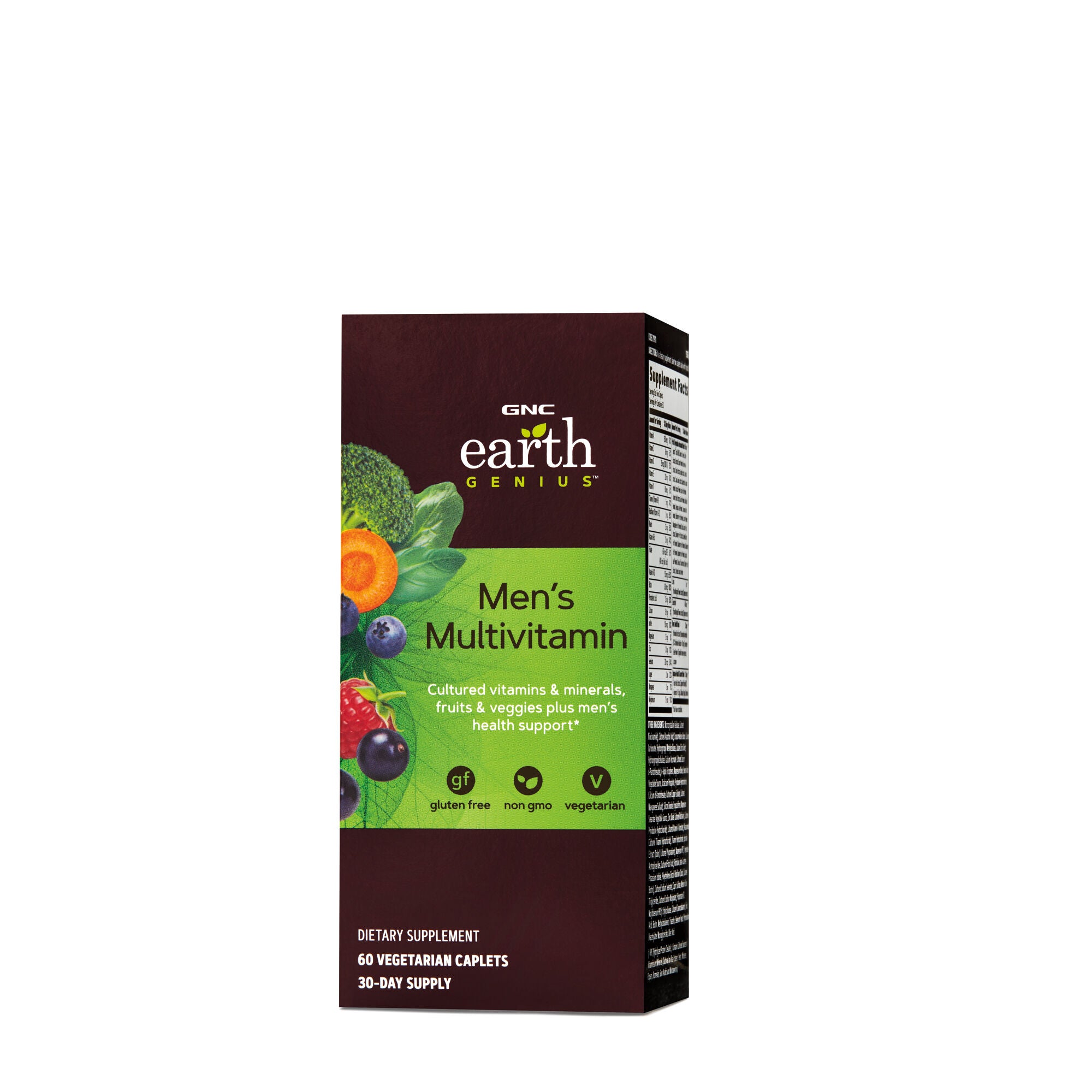 Gnc Earth Genius Men S Multivitamin In Vegetarian Caplets