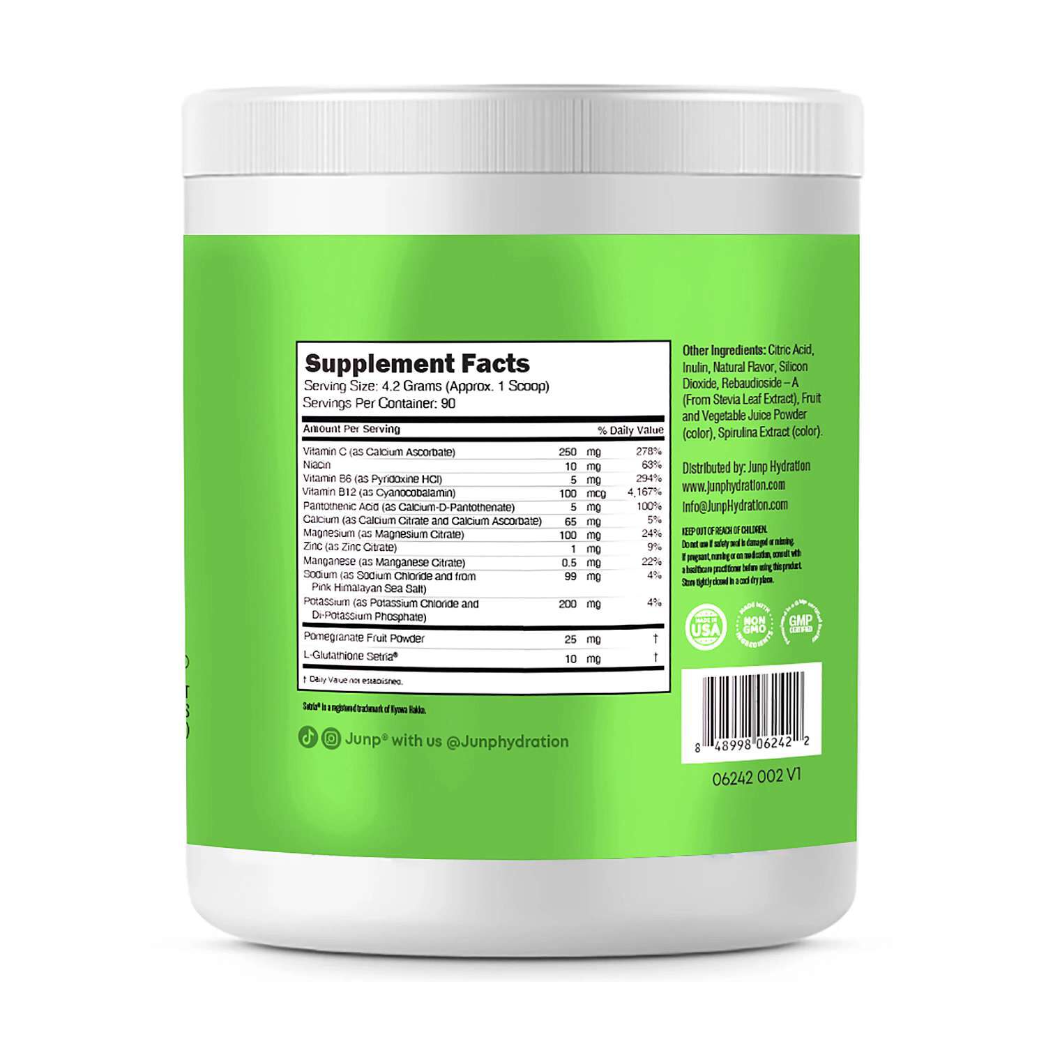 Electrolyte Powder Mix - Green Apple (90 Servings)