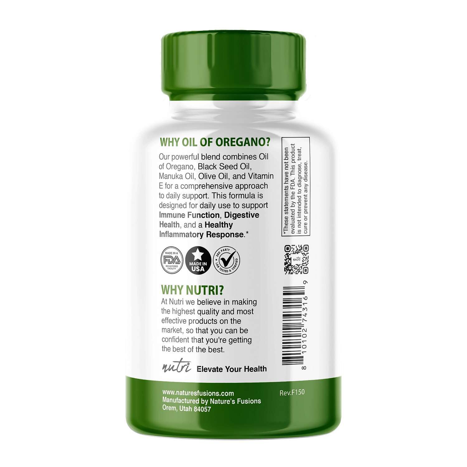 Oil of Oregano - 120 Softgels (60 Servings)  | GNC