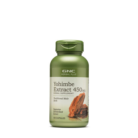 Yohimbe Extract 450 mg - 100 Capsules &#40;100 Servings&#41;  | GNC