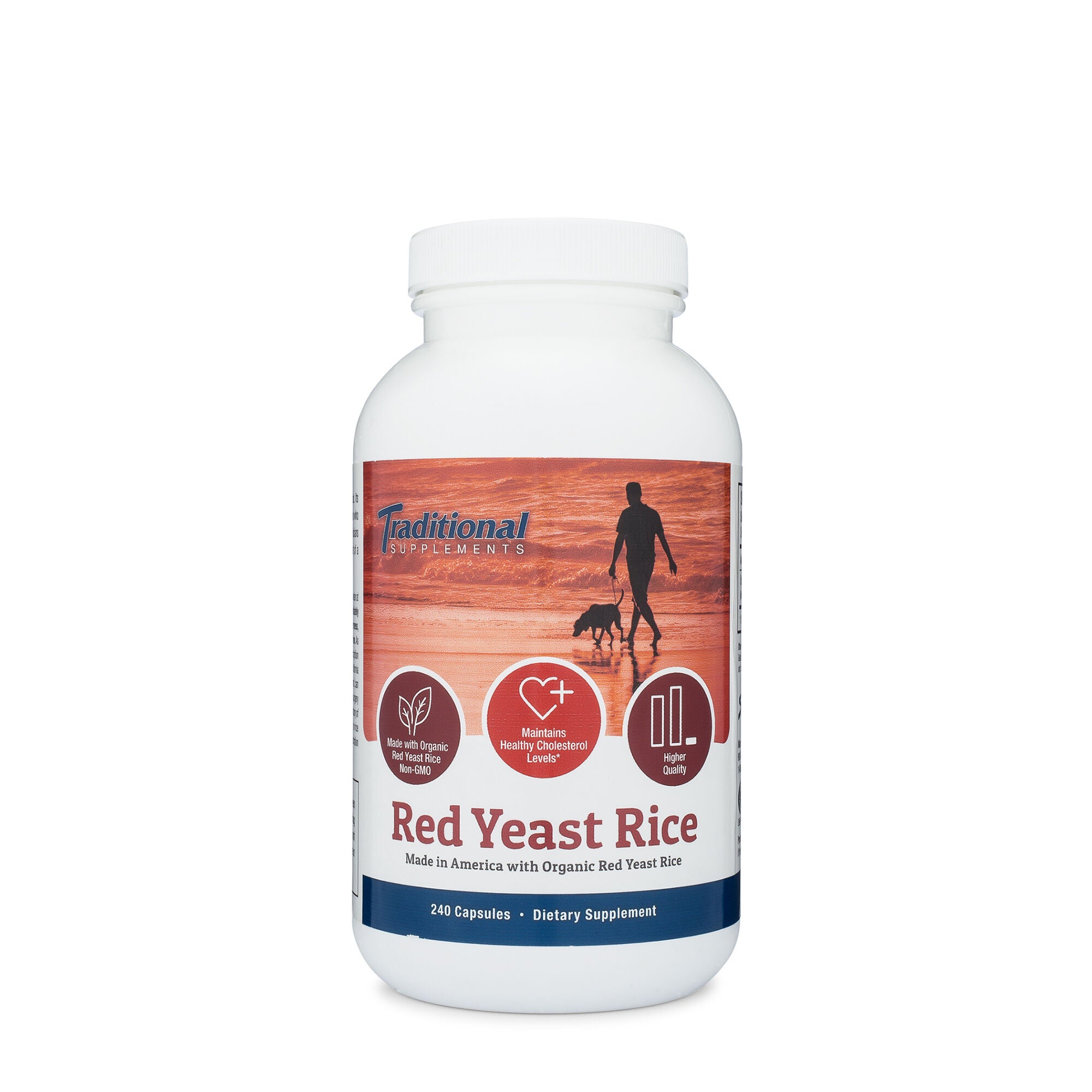 Red Yeast Rice - 240 Capsules &#40;120 Servings&#41;  | GNC
