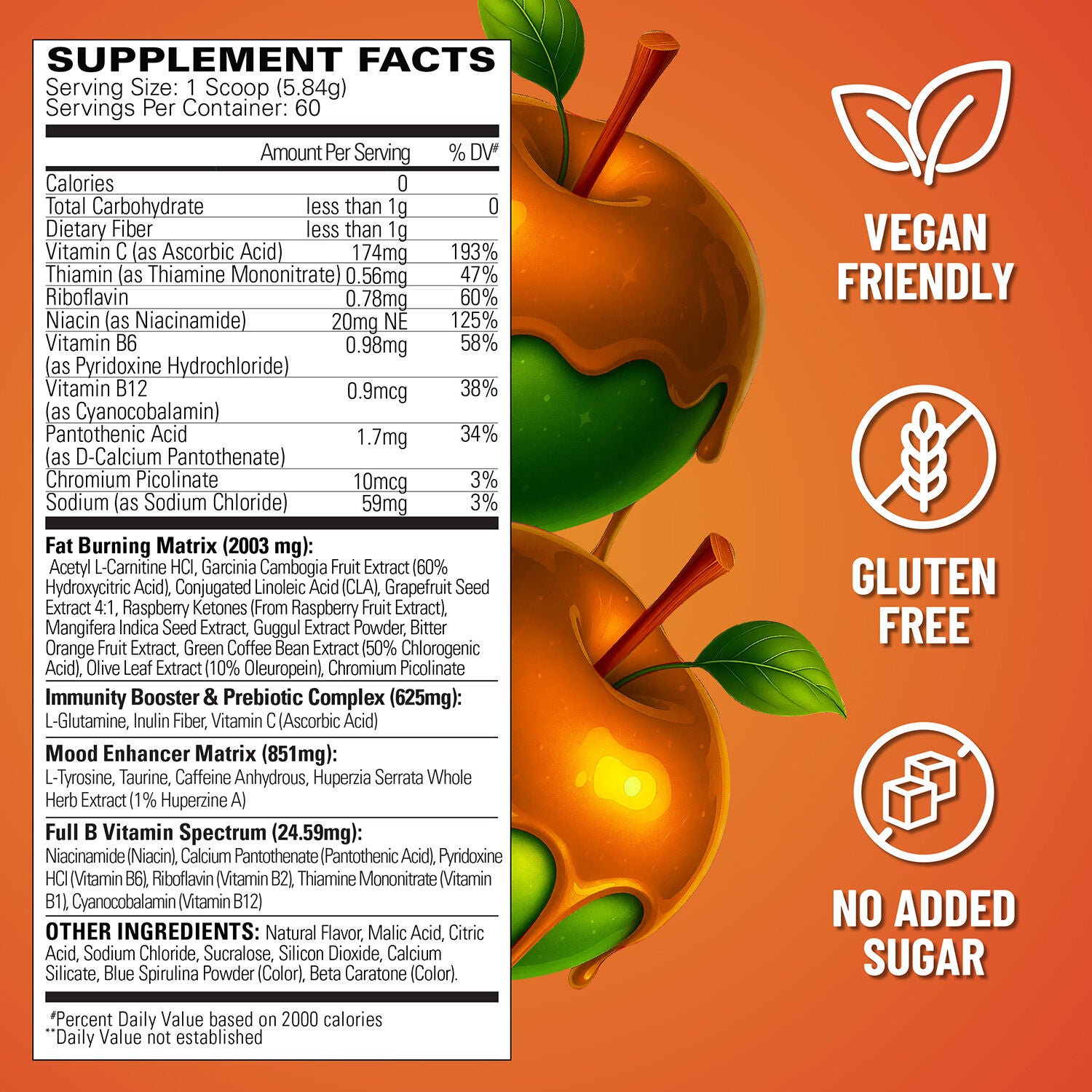 OxyShred - Caramel Apple - 12.35oz. (60 Servings)