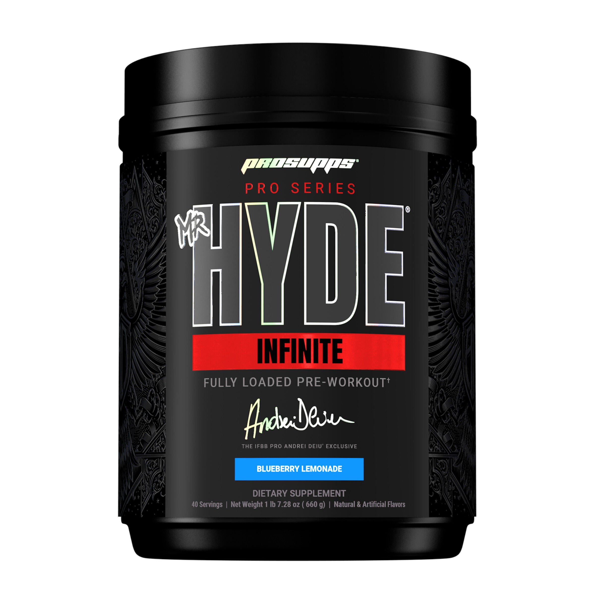 Mr. HYDE Infinite Fully Loaded Pre-Workout - Blueberry Lemonade (40 Servings)  | GNC