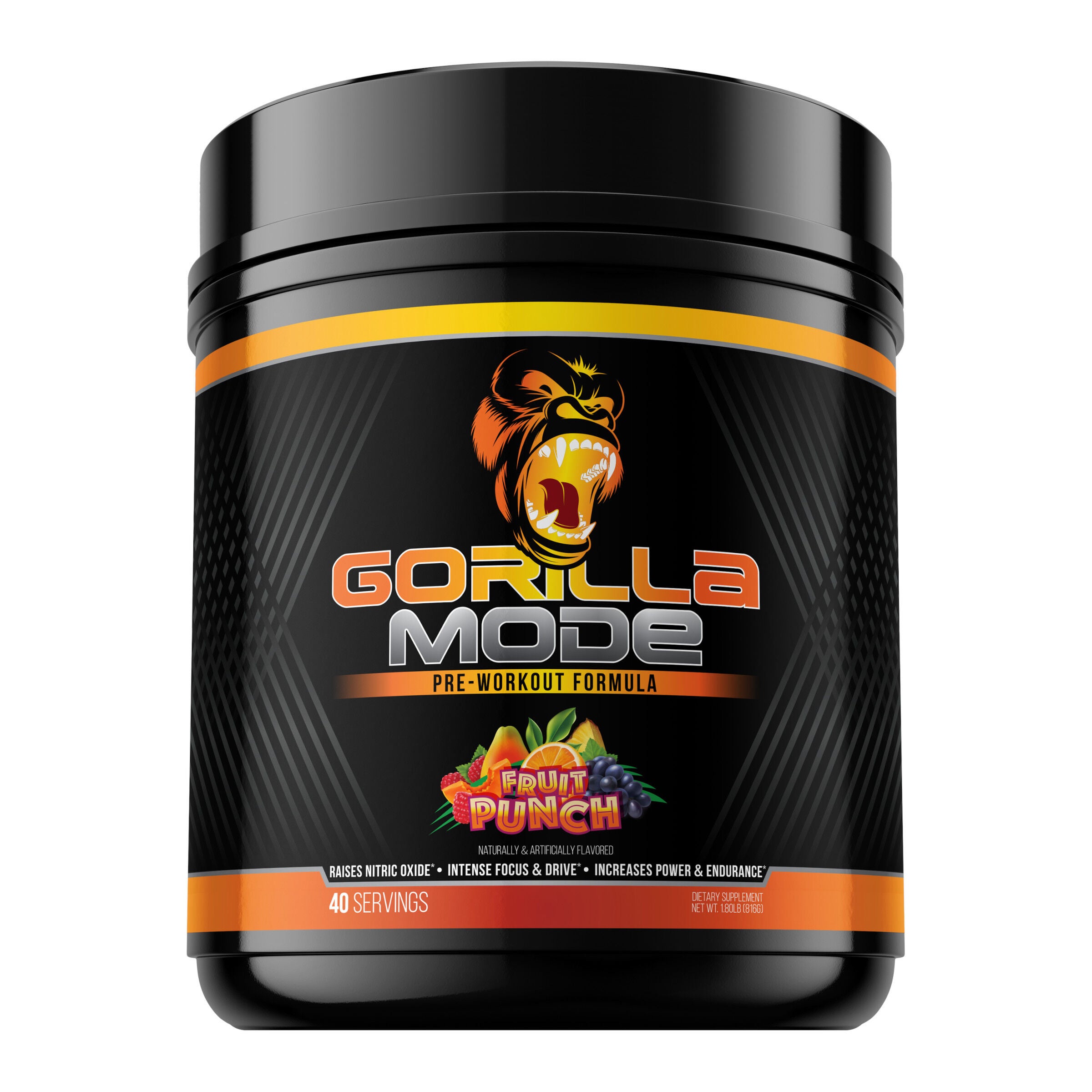 Gorilla Mind® - Gorilla Mode Preworkout - Rainbow Sherbert (40