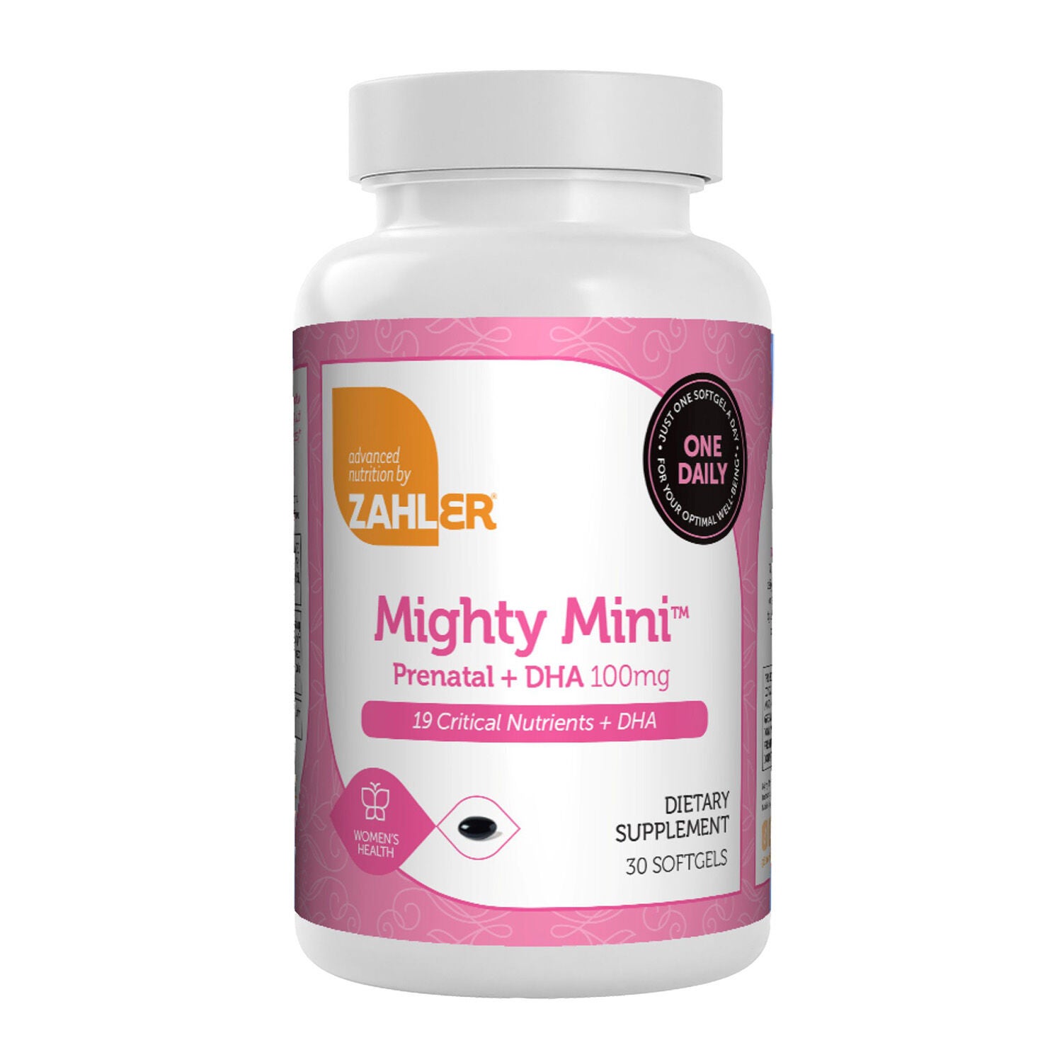 Mighty Mini Prenatal + DHA - 30 Softgels (30 Servings) | GNC
