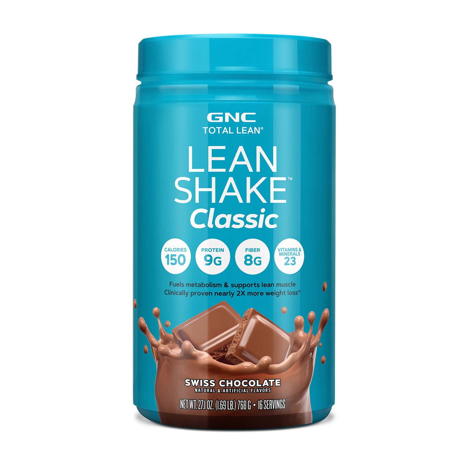 Lean Shake Classic - Swiss Chocolate (16 Servings) Swiss Chocolate | GNC Lean Shake Classic - Swiss Chocolate (16 Servings) Swiss Chocolate | GNC