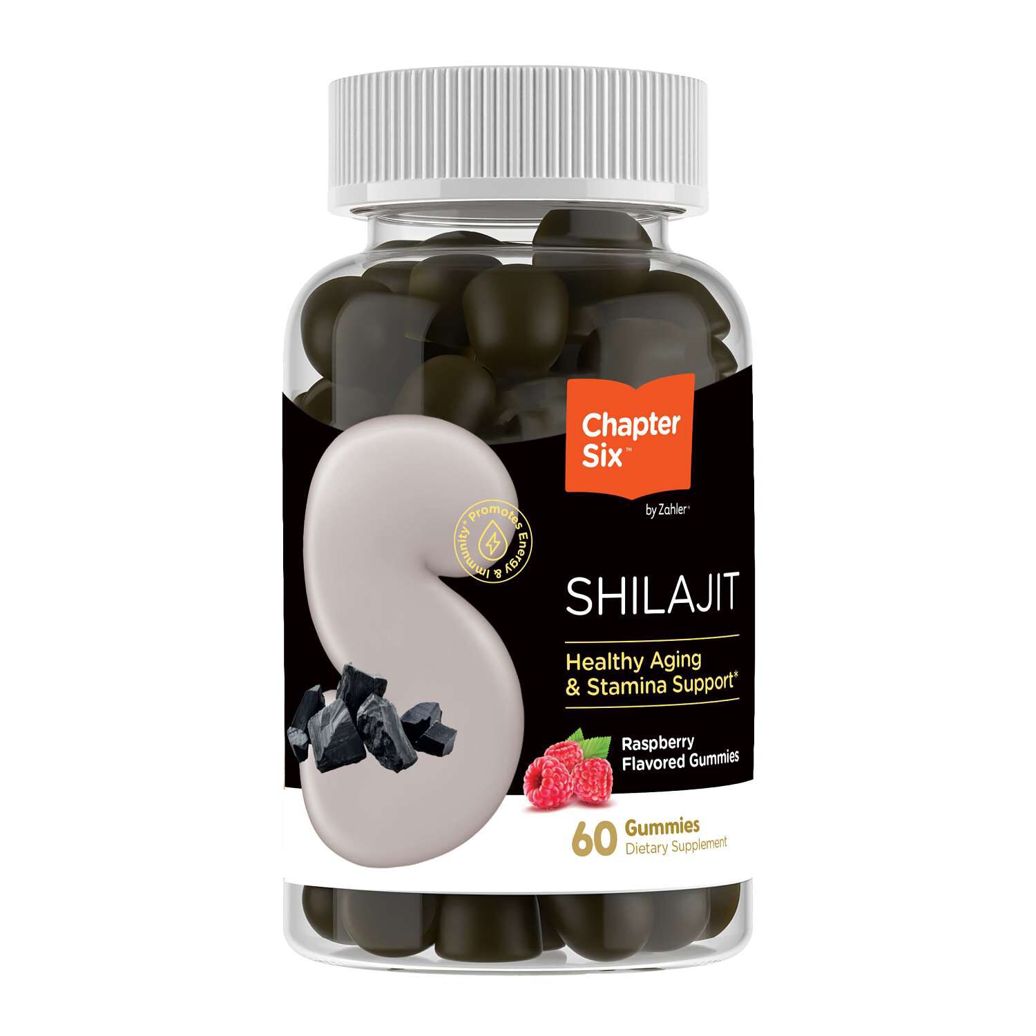 Chapter Six: Shilajit - Raspberry - 60 Gummies (30 Servings)  | GNC