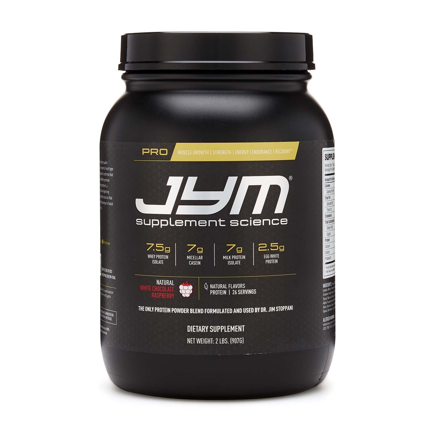 Pro Jym Protein Natural White Chocolate Raspberry Natural White