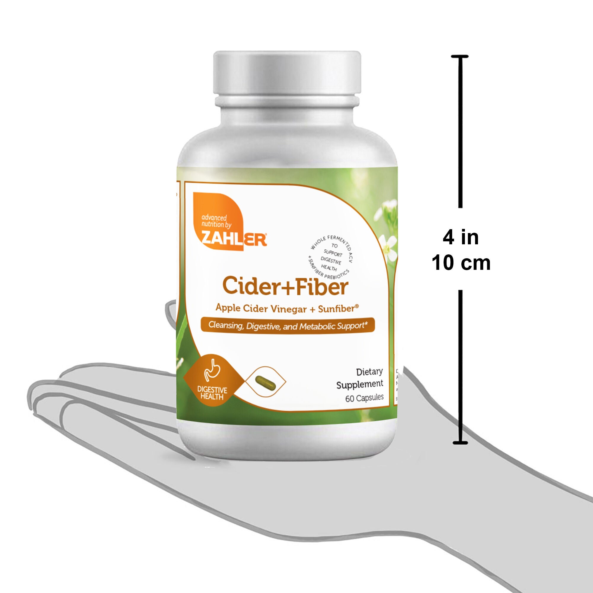 Cider + Fiber - 60 Capsules (30 Servings)  | GNC