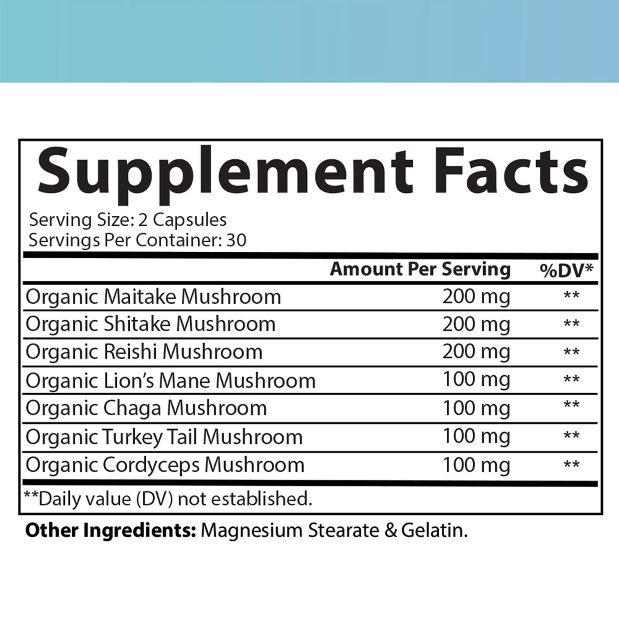 Mindful Mushroom - 60 Capsules (30 Servings)  | GNC