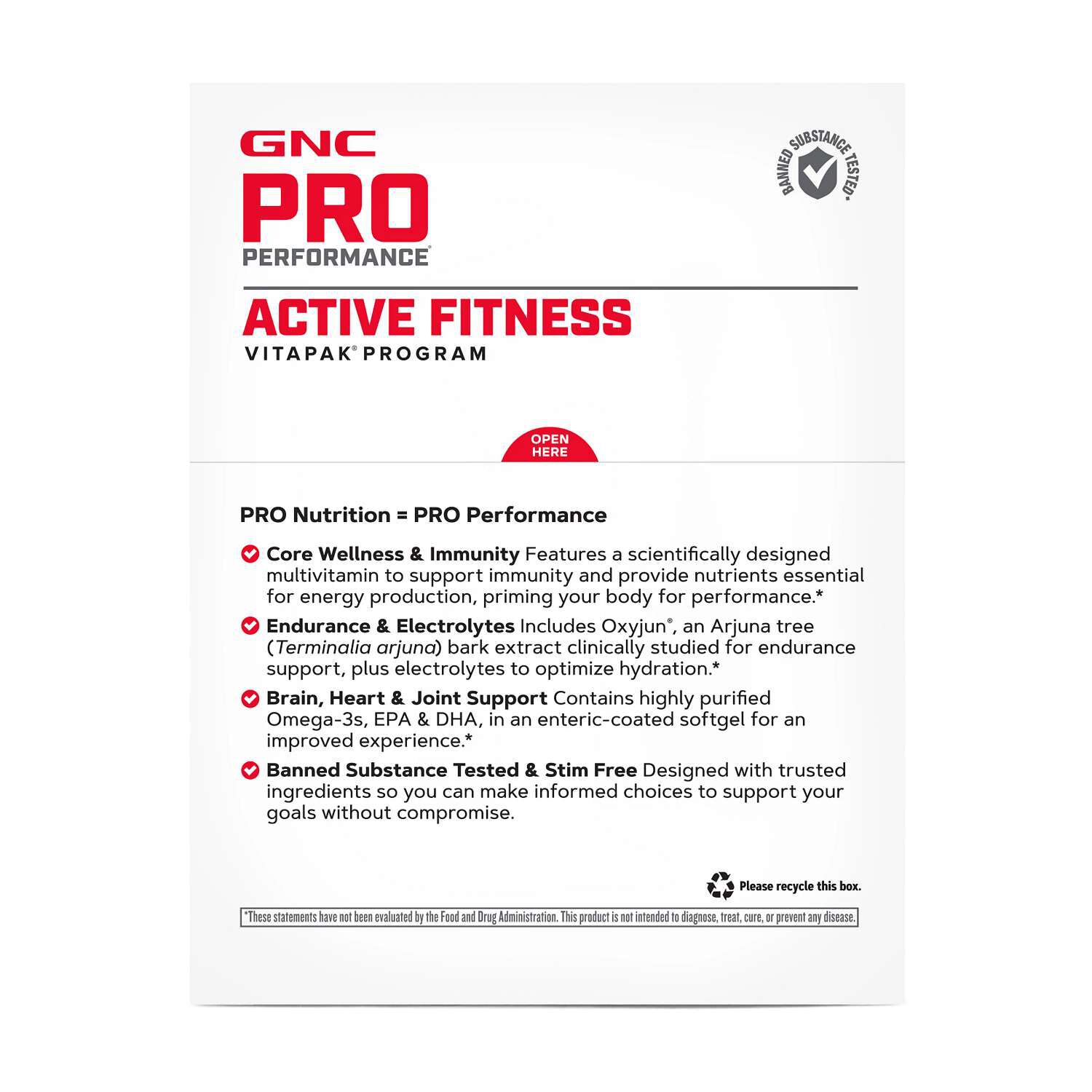 Active Fitness Vitapak® Program V1 (1 Month Supply)