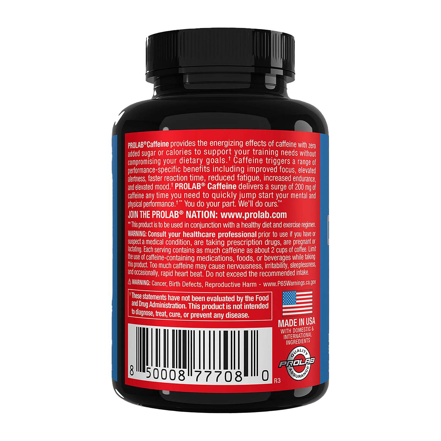 Caffeine - 300 Tablets (300 Servings)  | GNC