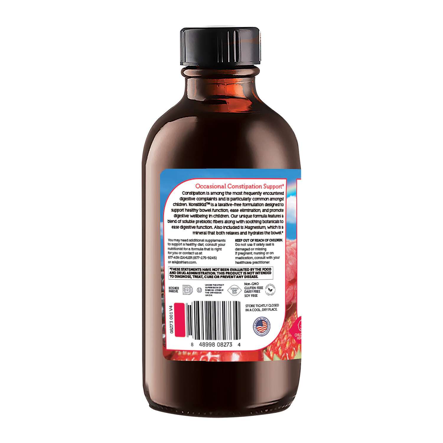 KonstiKid Occasional Constipation Support for Children - Apple Maple Syrup - 8 oz. (16 Servings)  | GNC