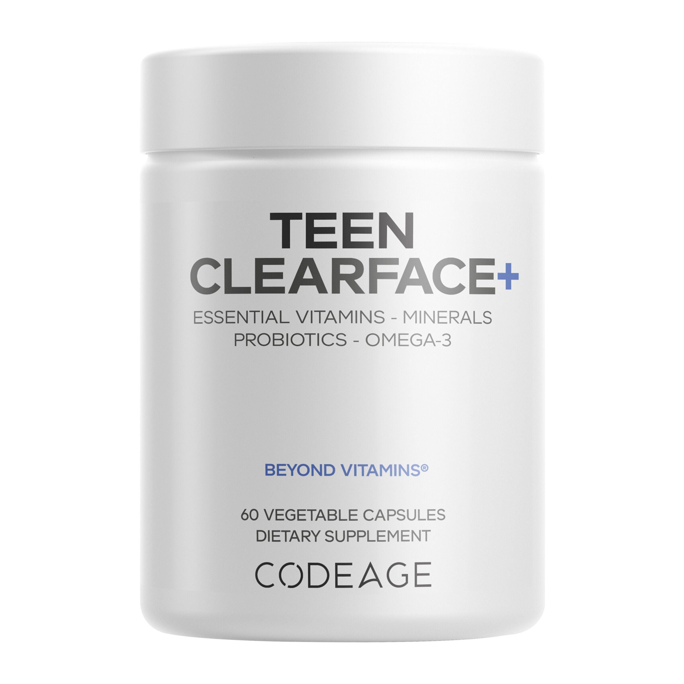 Teen Clearface Daily Multivitamin & Minerals - 60 Capsules (30 Servings) | GNC