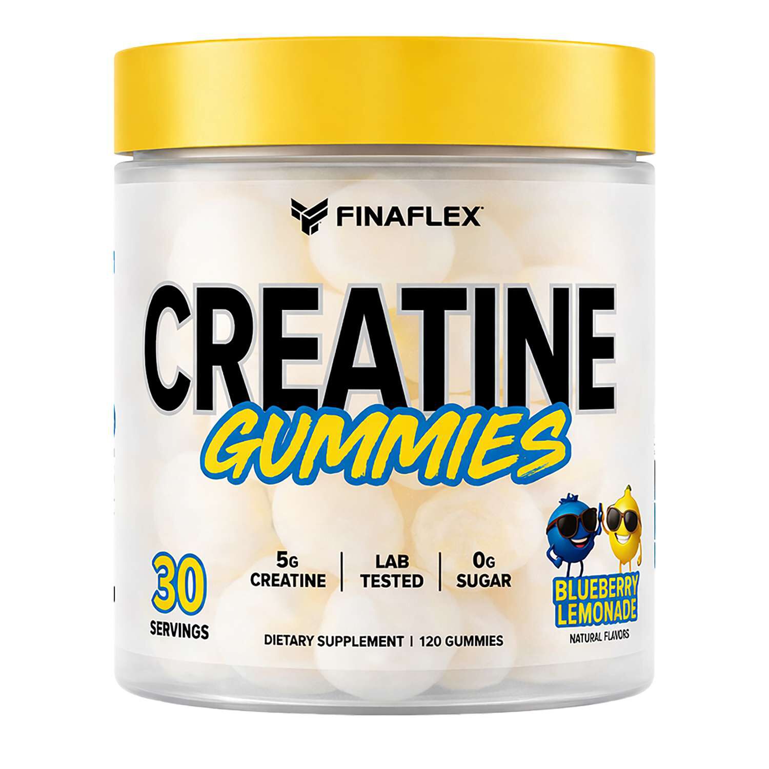 Creatine Gummies - Blueberry Lemonade - 120 Gummies (30 Servings) Blueberry Lemonade | GNC