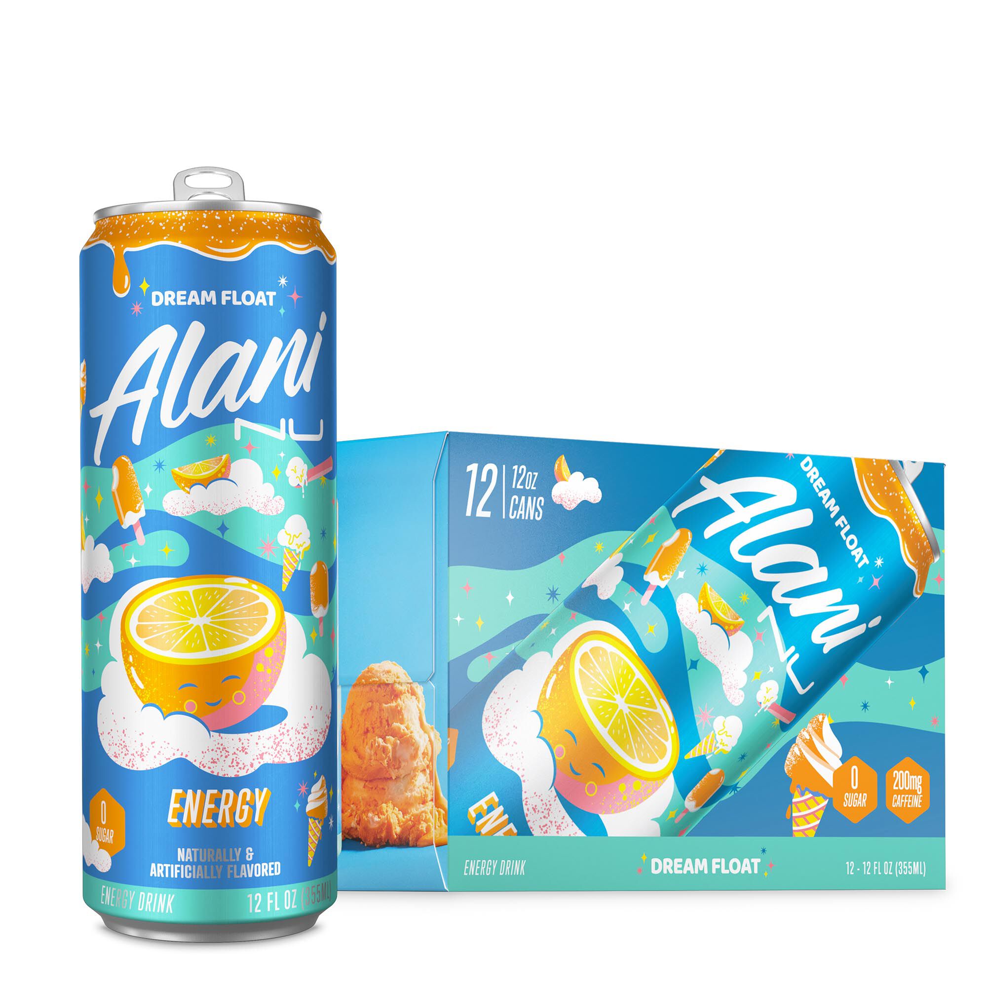 Alani Nu Energy Drink - Dream Float 12Oz. (12 Cans)