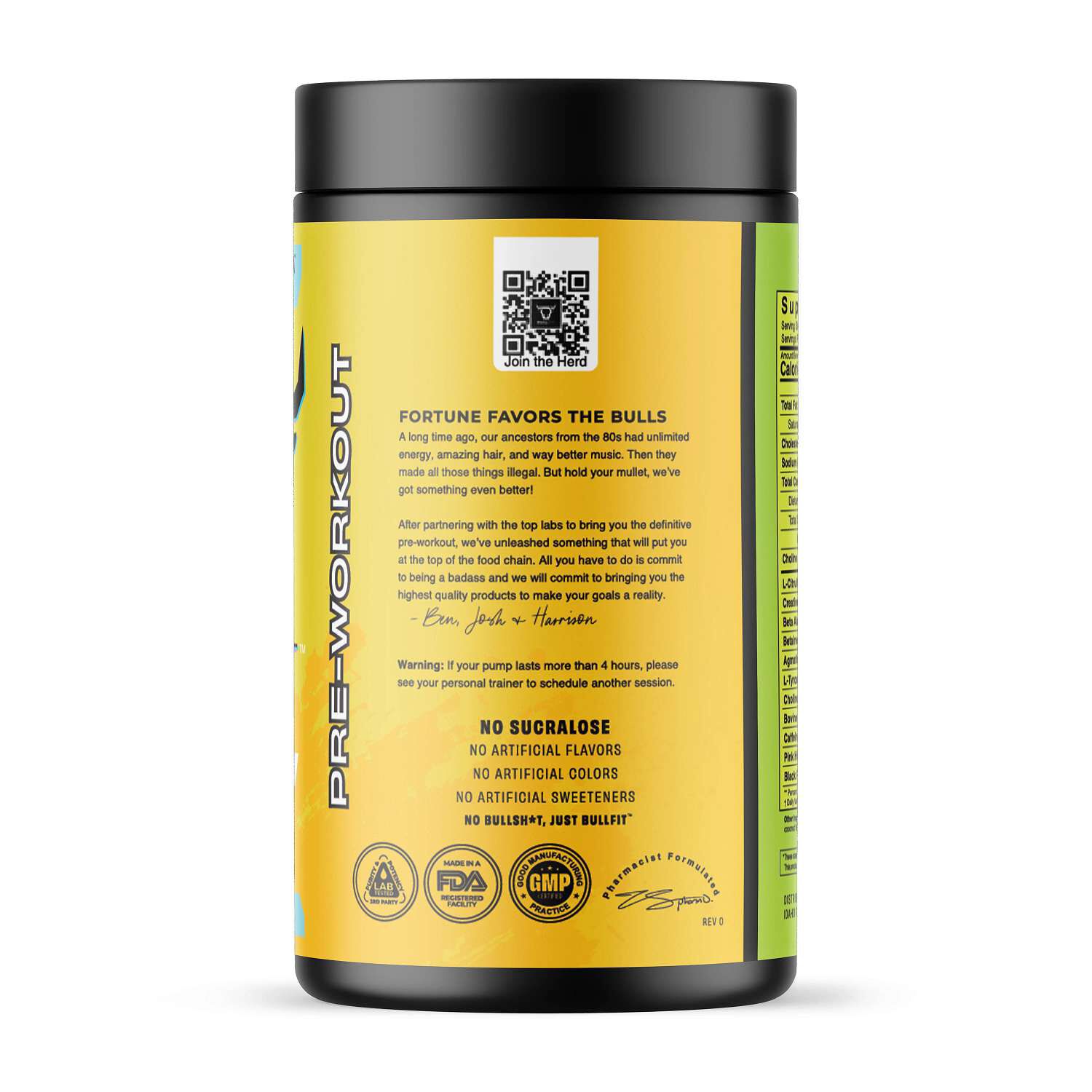 Bodacious Pre-Workout - Coconut Lime (20 Servings)