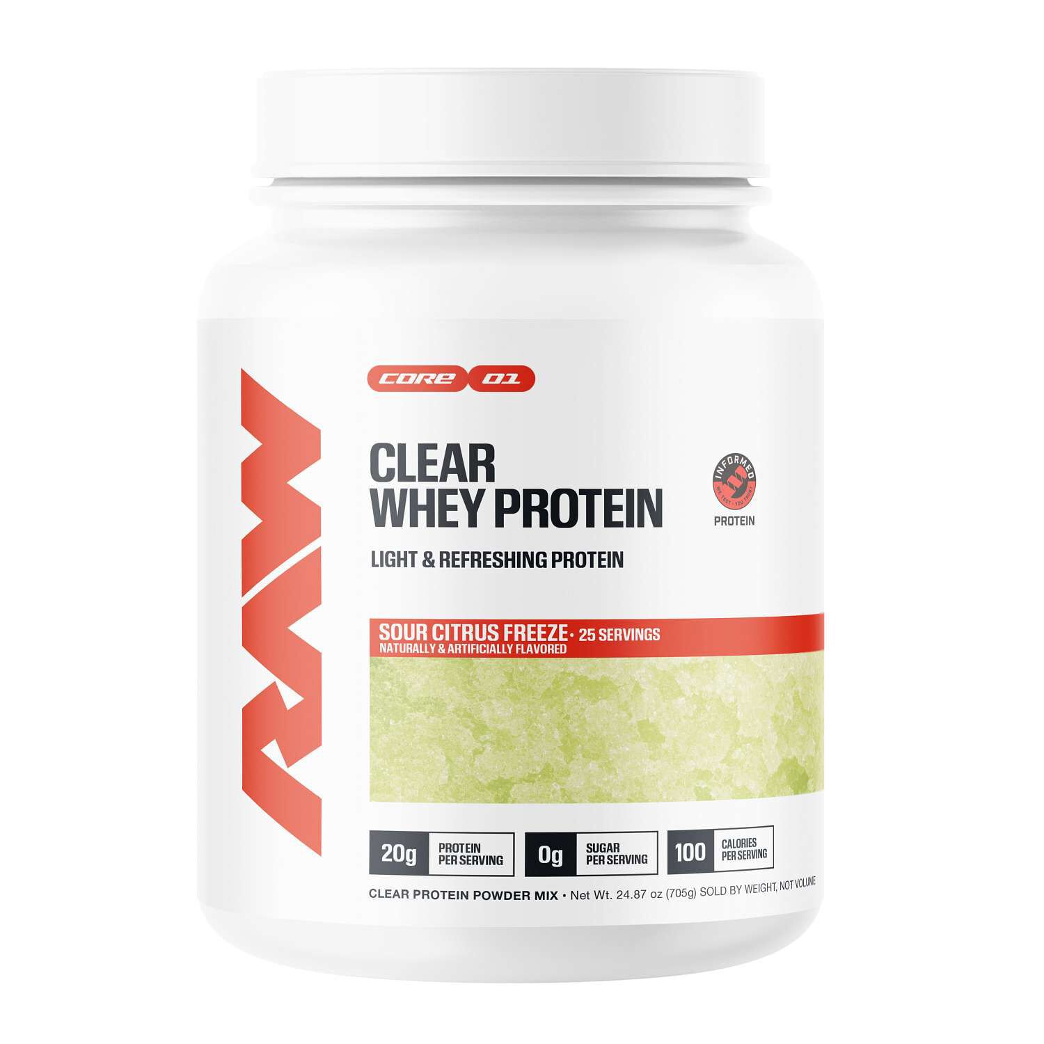 Clear Whey Protein - Sour Citrus Freeze (25 Servings)