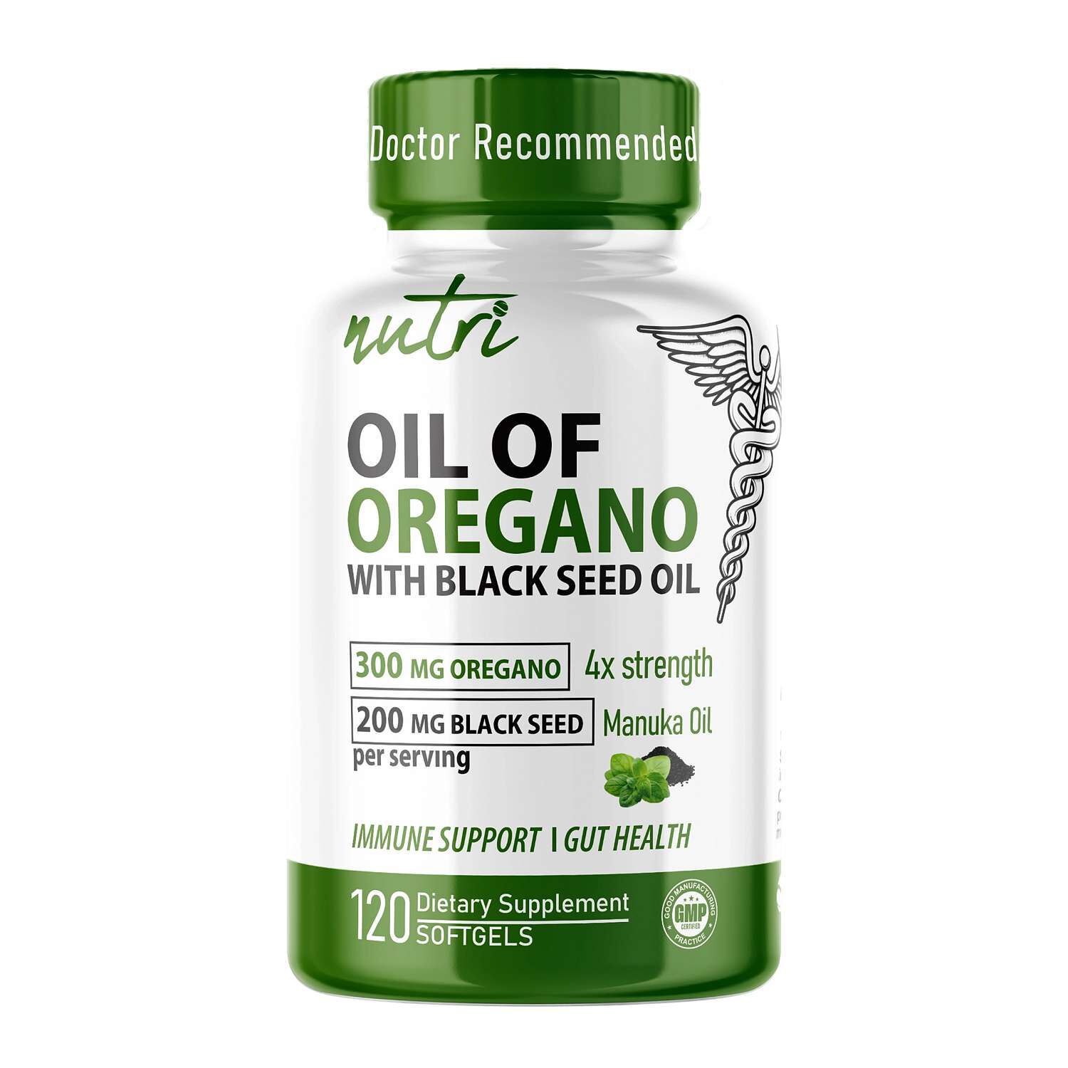 Oil of Oregano - 120 Softgels (60 Servings)