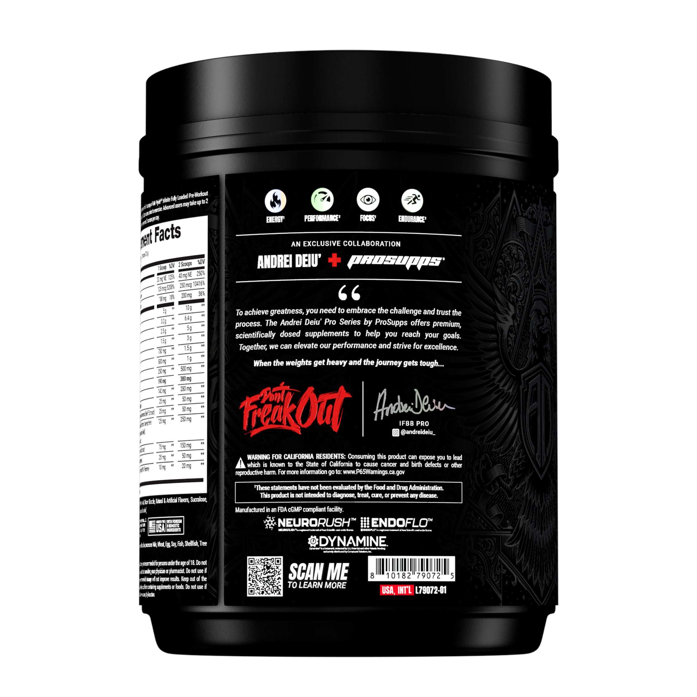 Mr. HYDE Infinite Fully Loaded Pre-Workout - Blueberry Lemonade (40 Servings)  | GNC