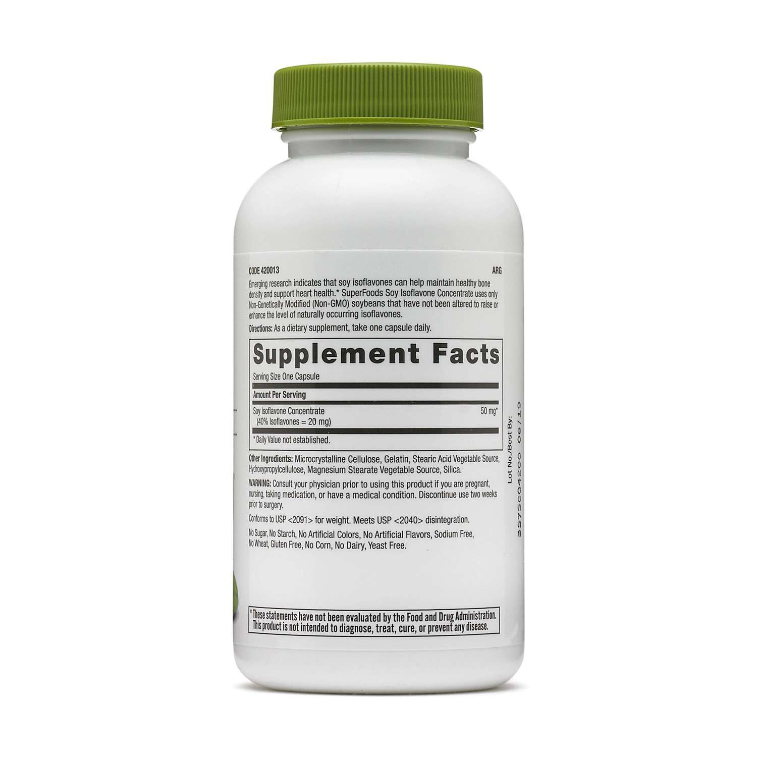 Soy Isoflavone Concentrate - 90 Capsules (90 Servings)  | GNC