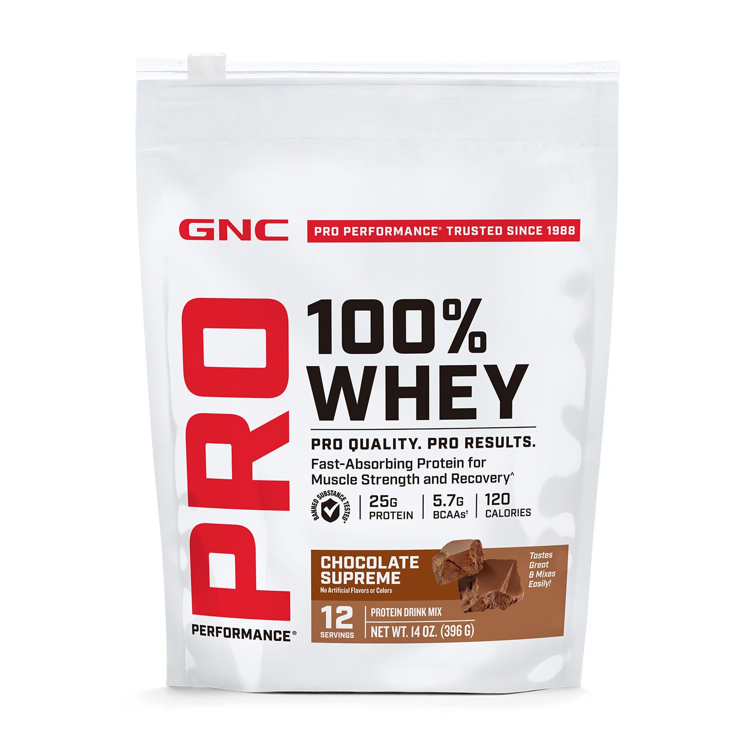 GNC Pro Performance® - 100% Whey Protein - Chocolate Supreme (12 ...