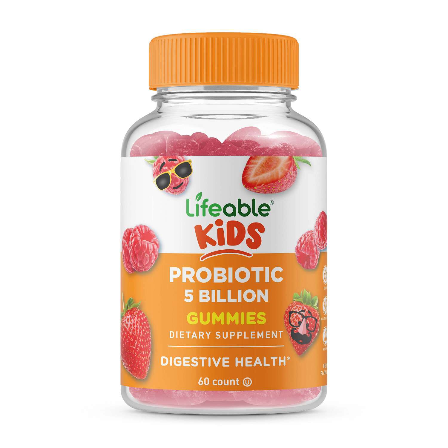 Probiotic 5 Billion - 60 Gummies (60 Servings)  | GNC