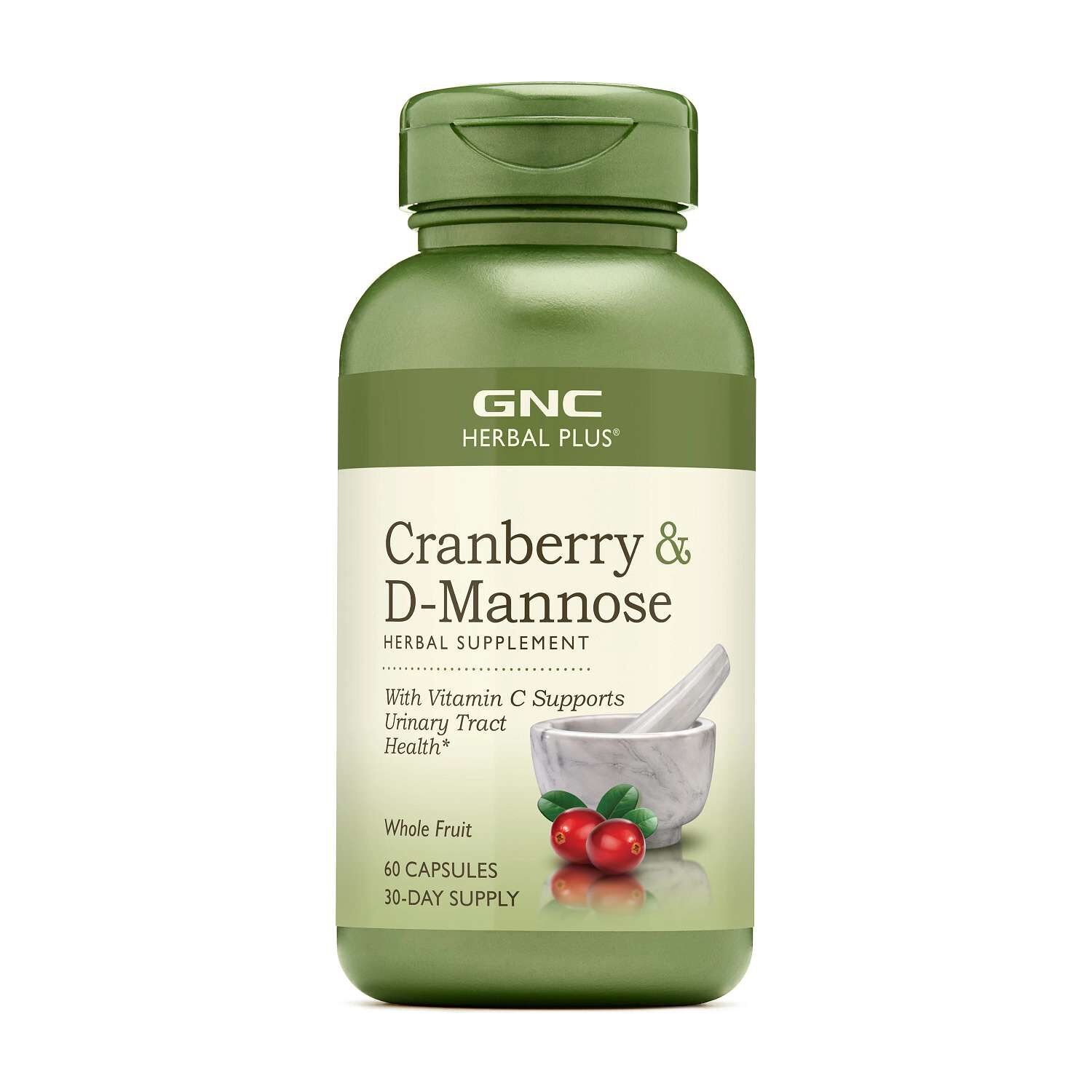 Cranberry &amp; D-Mannose - 60 Capsules (30 Servings)  | GNC