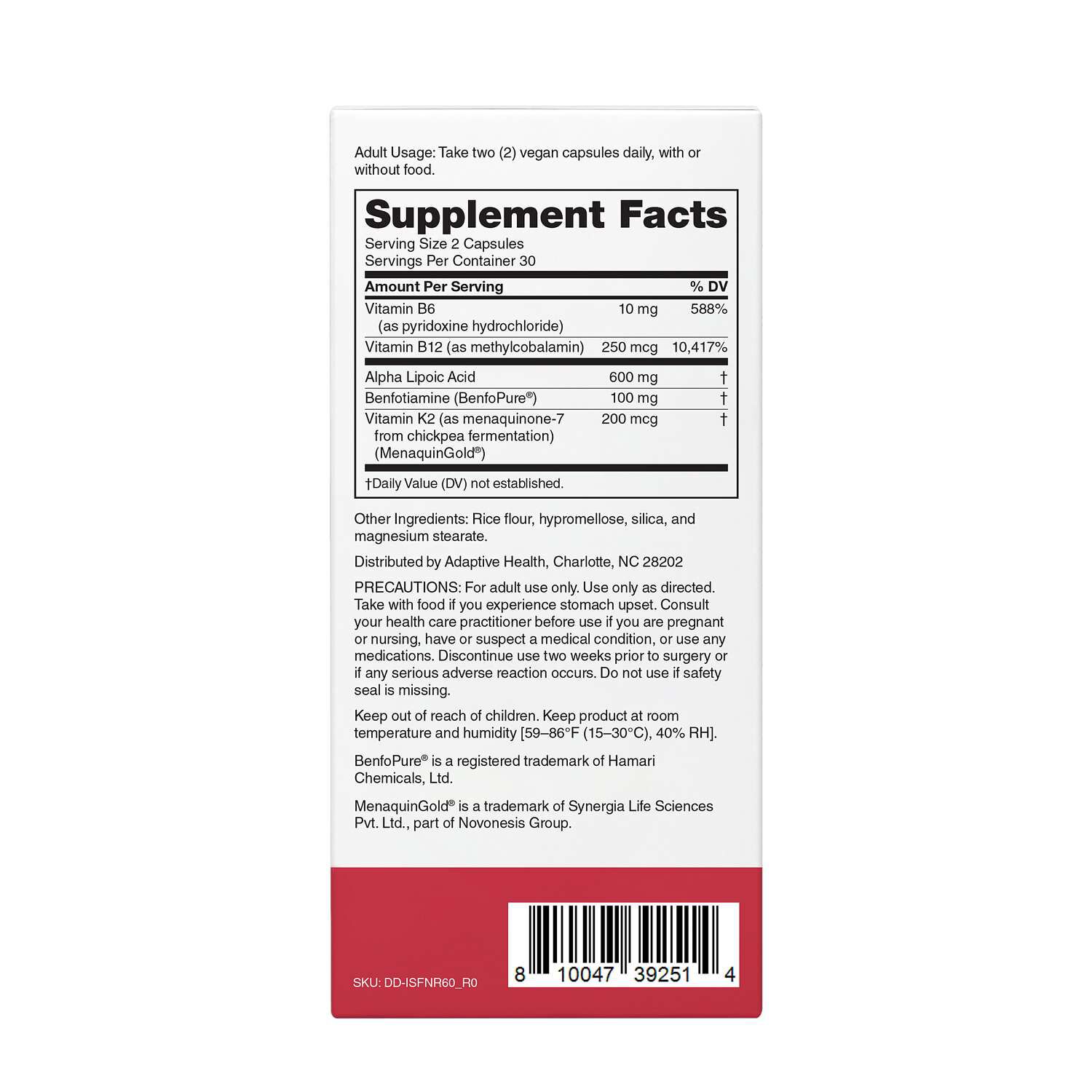 Nerve Relief - 60 Capsules (30 Servings)