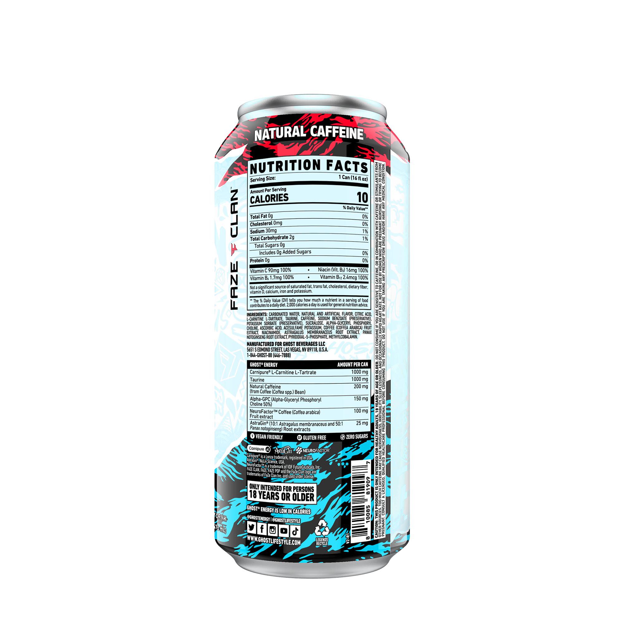 Energy Drink - Faze Pop - 12 Cans Faze Pop&trade; | GNC