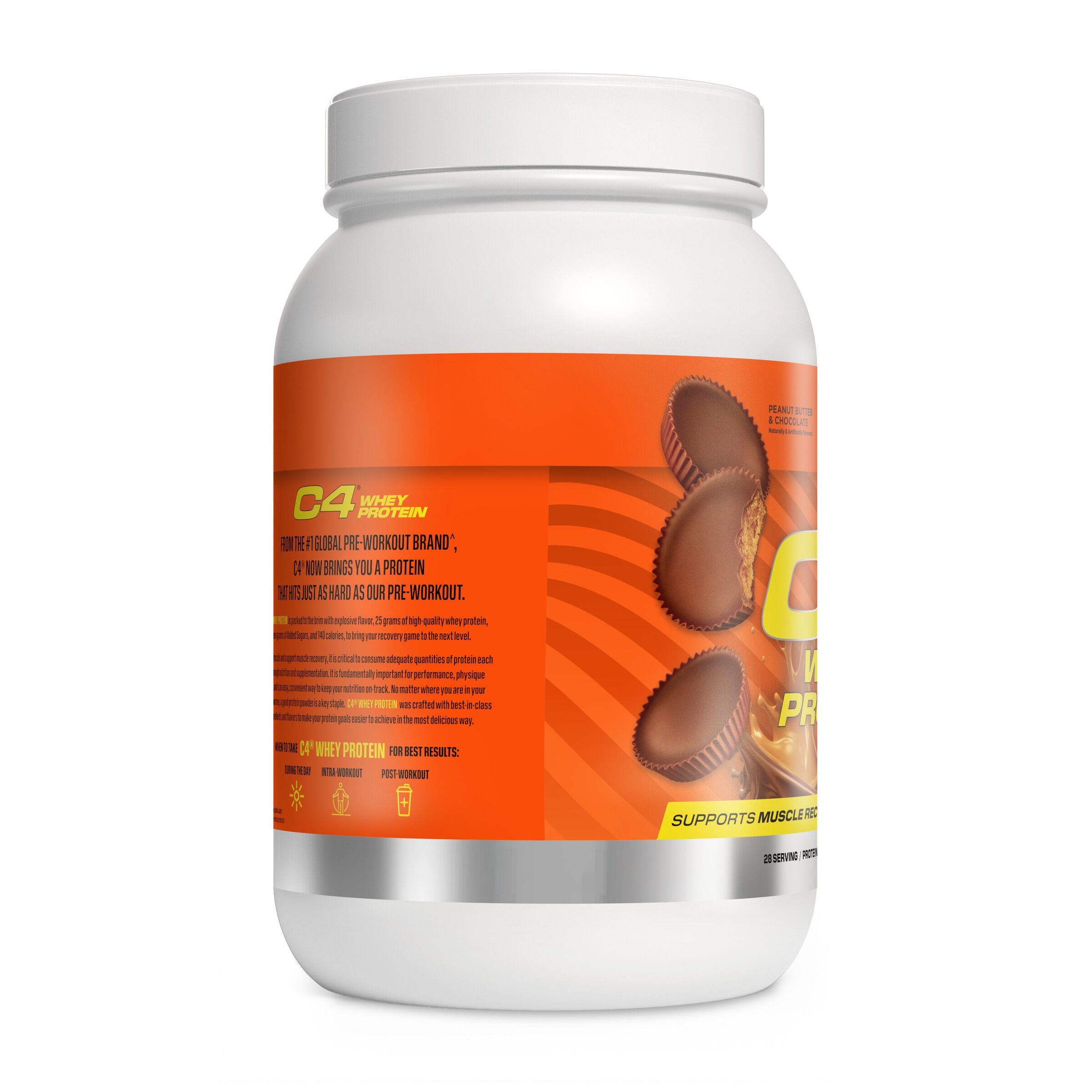 C4 Whey Protein - Reese&#39;s Peanut Butter &amp; Chocolate &#40;28 Servings&#41;  | GNC