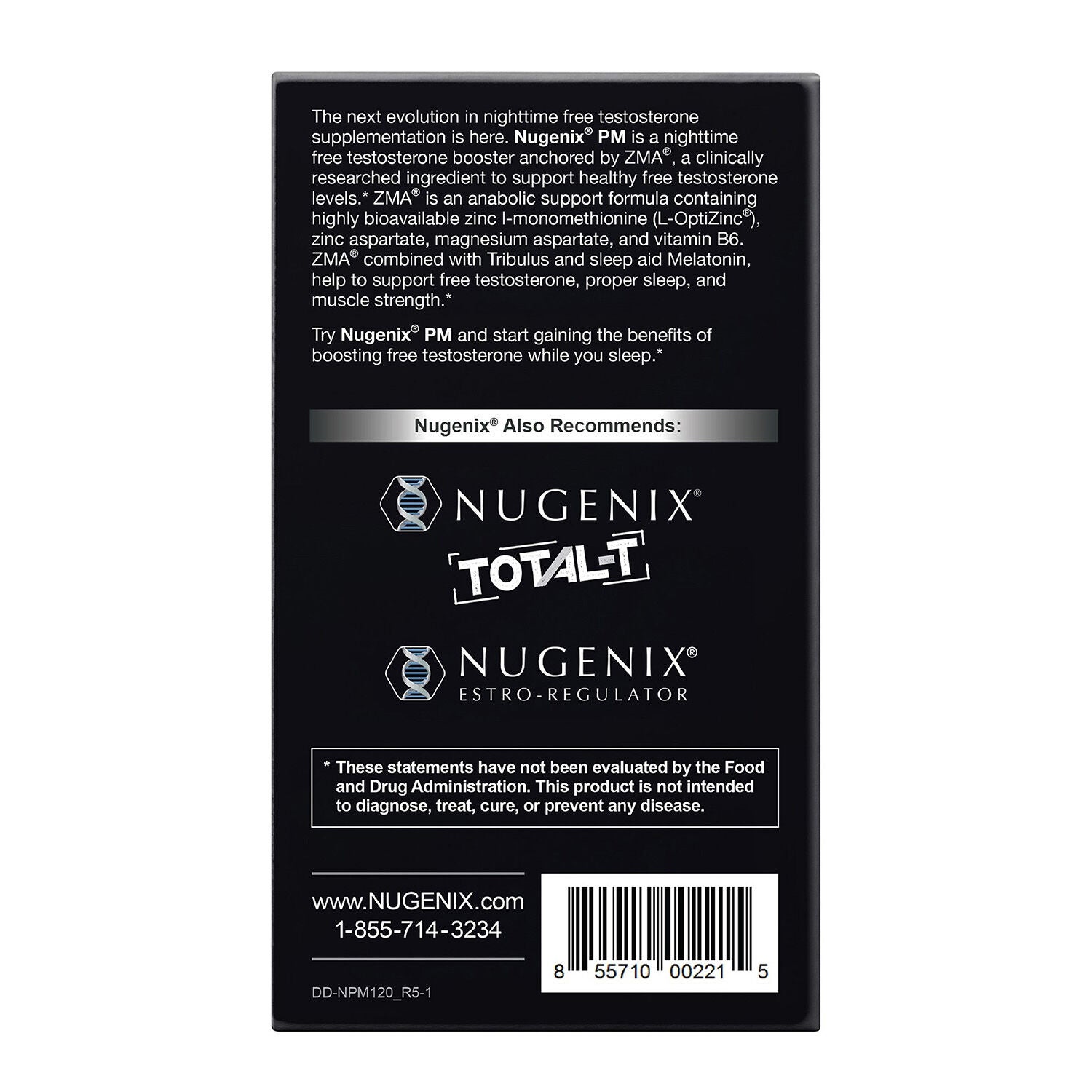 PM ZMA&reg; Testosterone Support - 120 Capsules (30 Servings)  | GNC